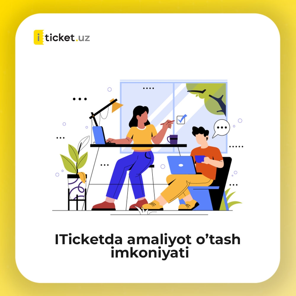 iTicket.uz da amaliyot o‘tash imkoniyati product image