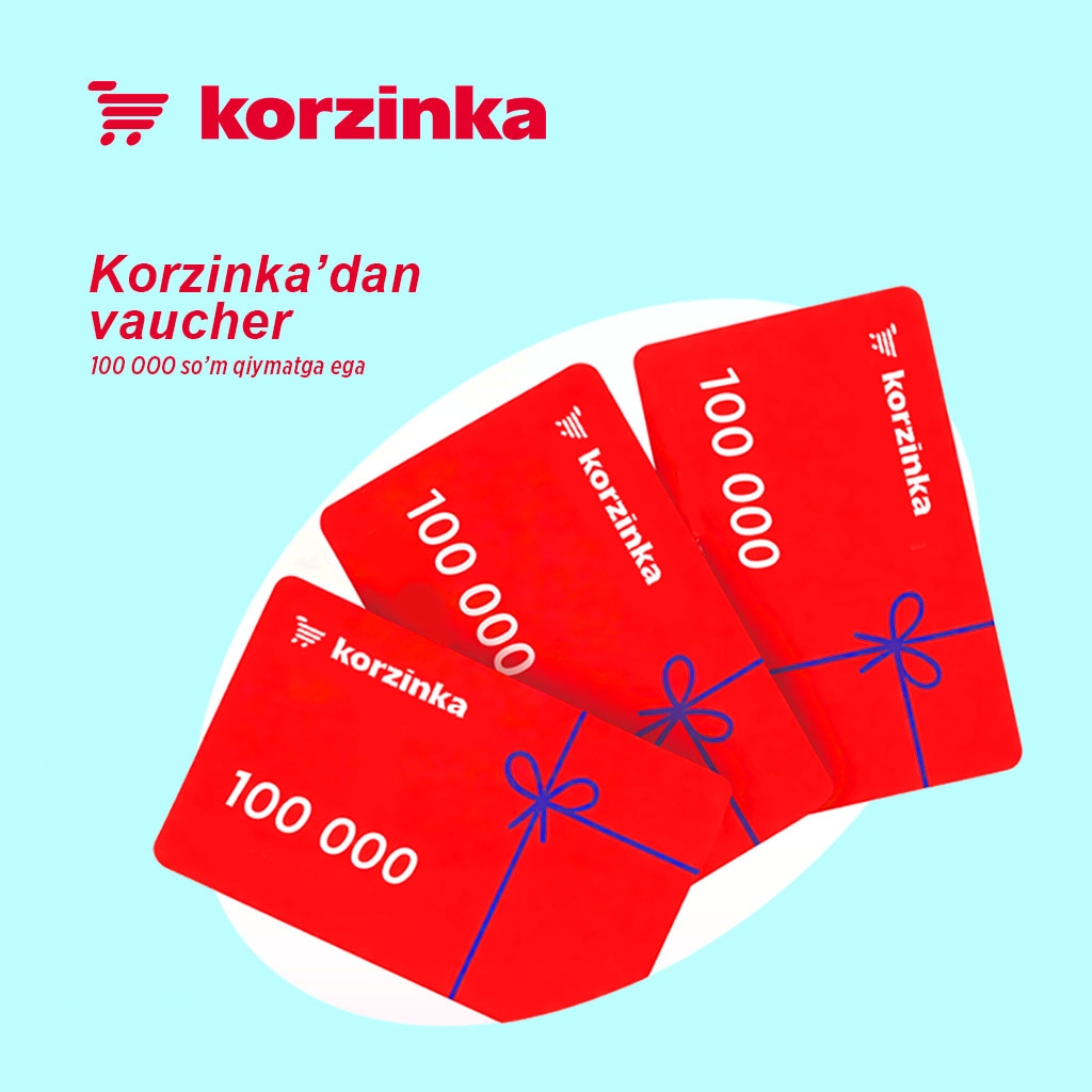 Korzinka'dan vaucher - 1