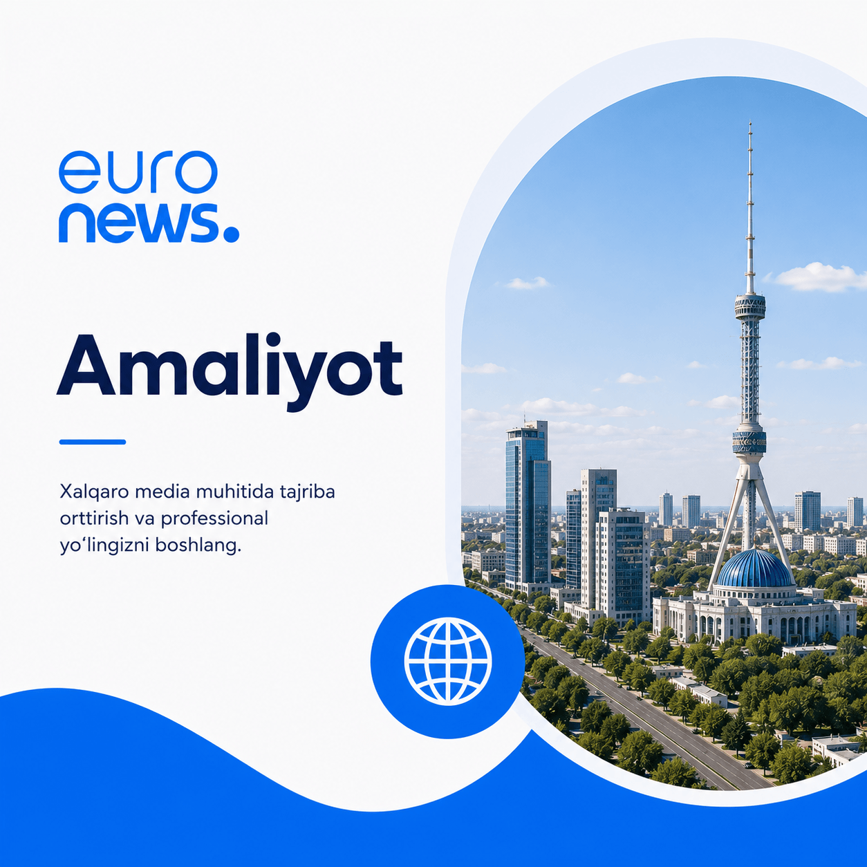 Euronews'ning O'zbekistondagi ofisida amaliyot - 1