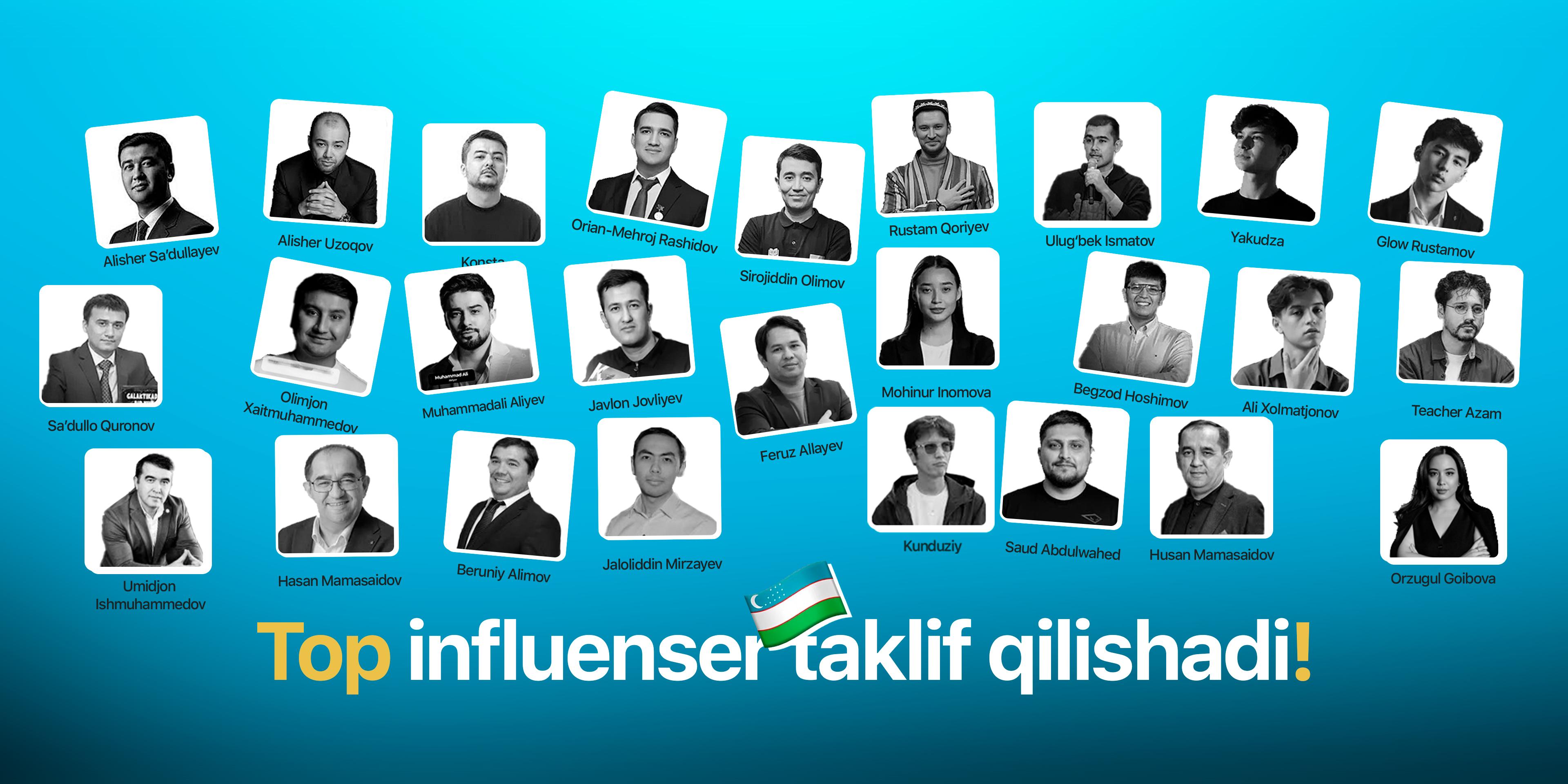 ustoz ai banner influnser