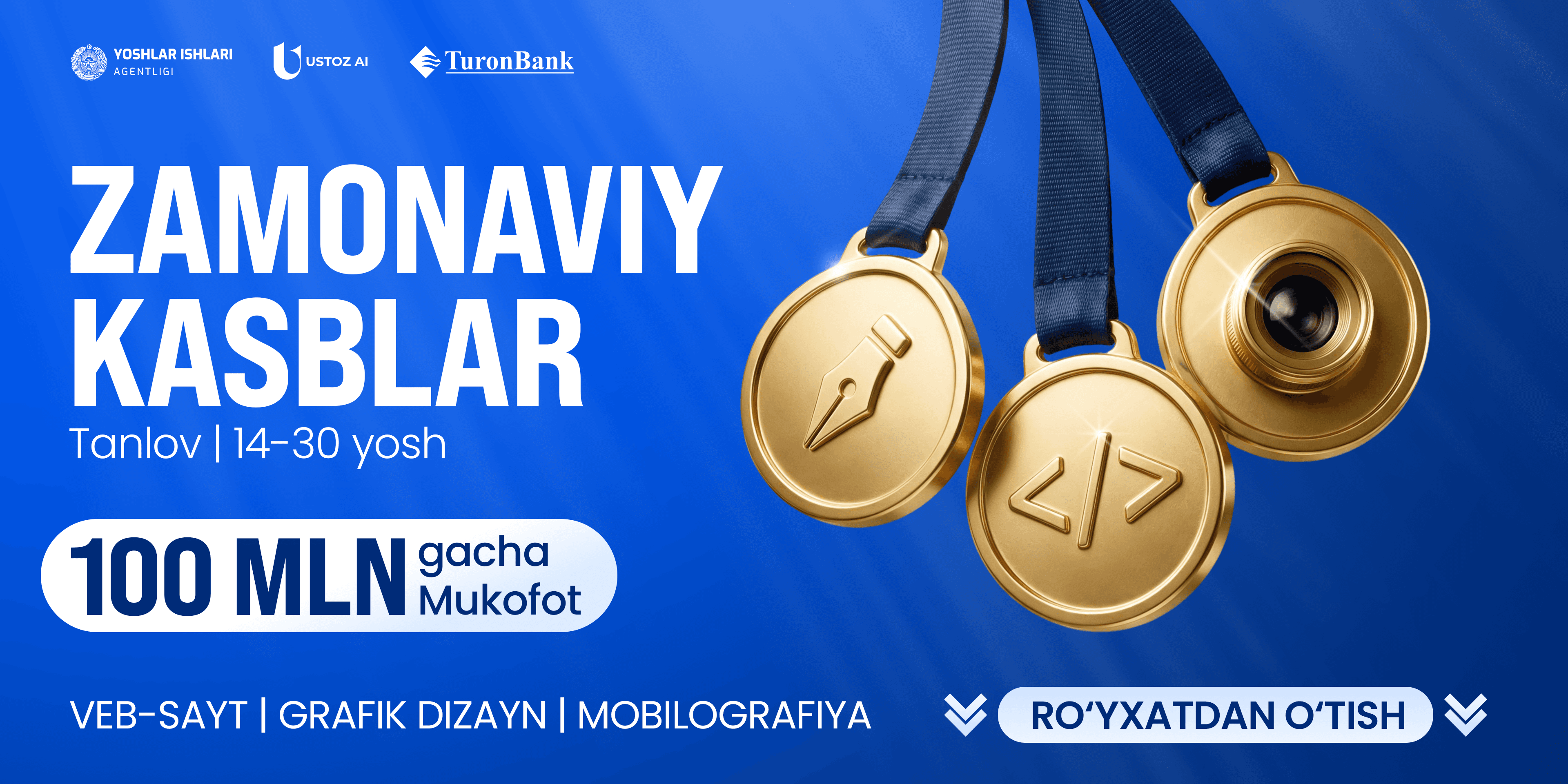ustoz ai banner Zamonaviy kasblar