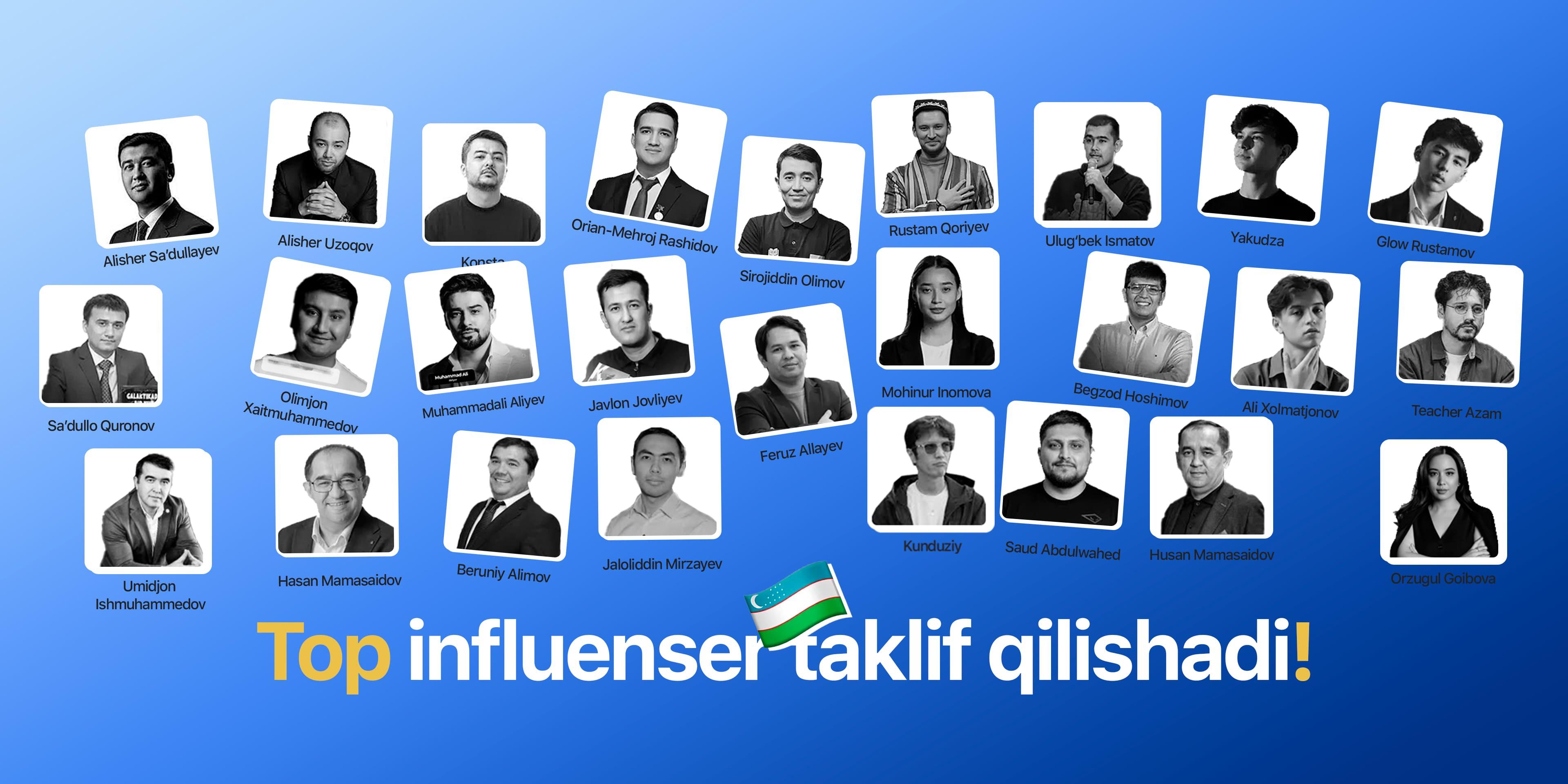 ustoz ai banner influnser