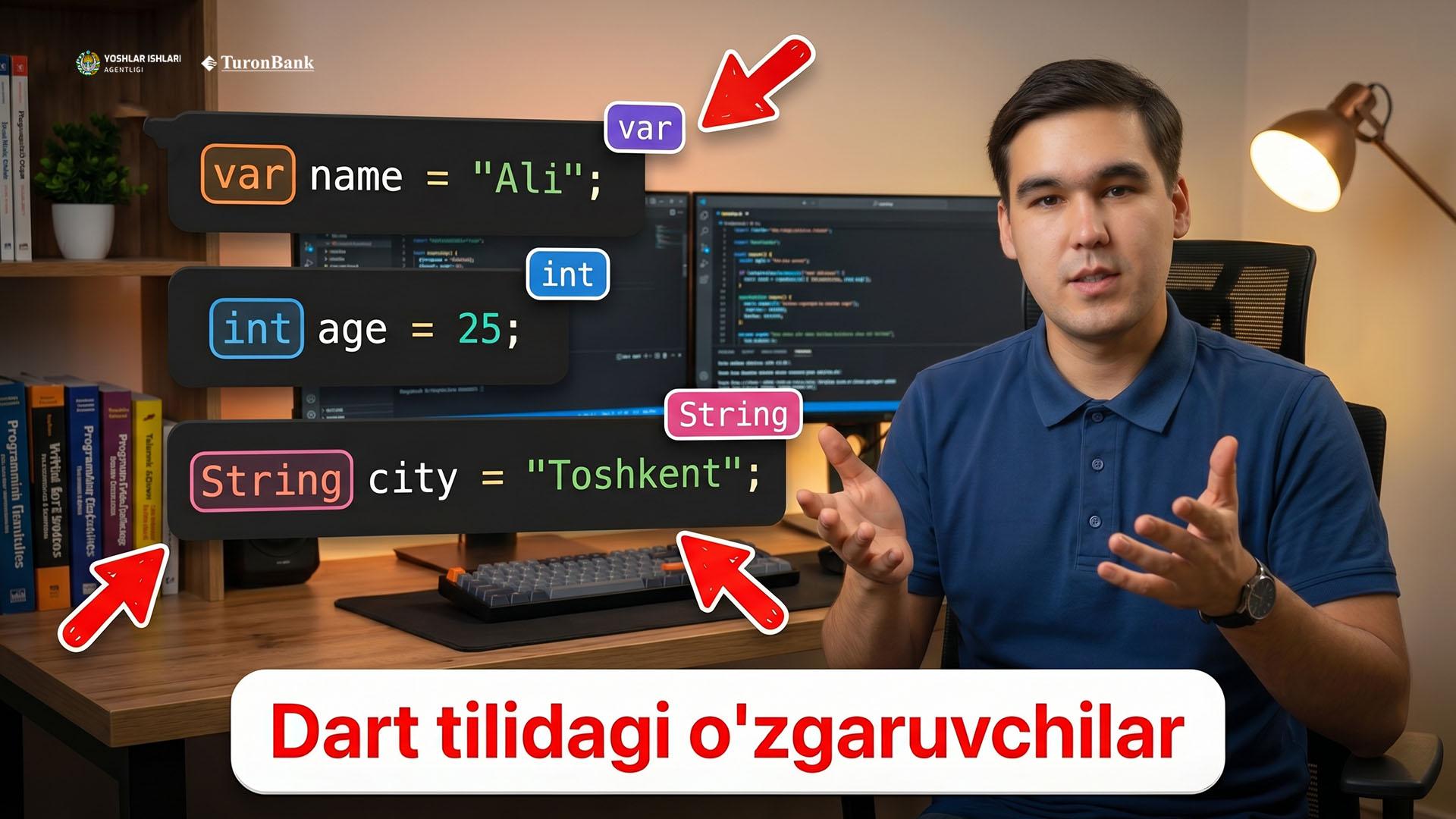 Dart tilidagi o’zgaruvchilar