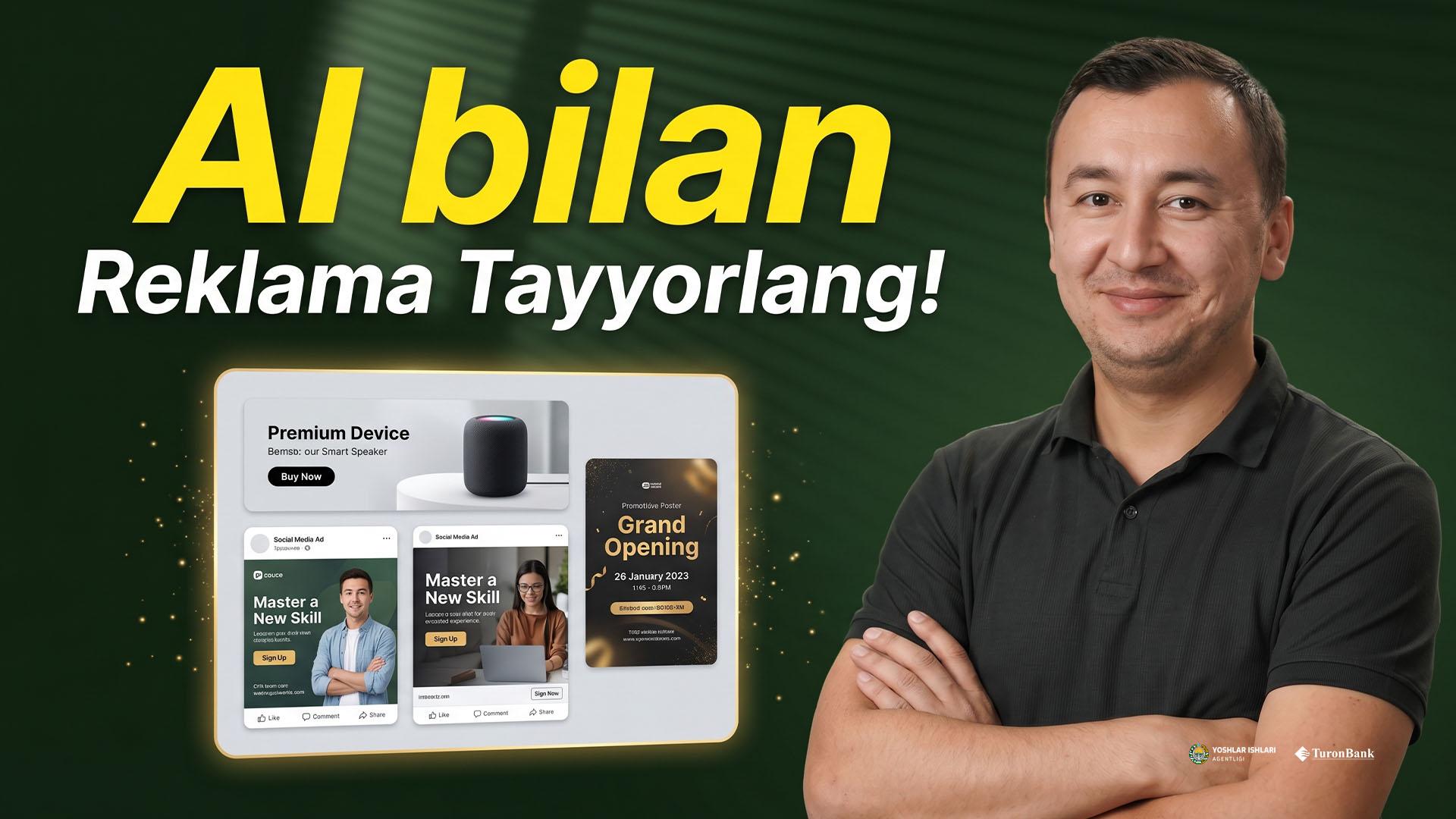 Sun'iy intellektlar bilan reklama tayyolrash