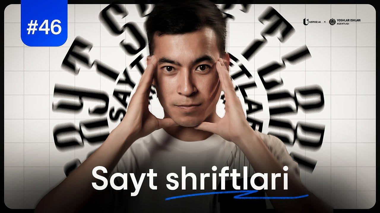 Trenddagi shriftlarni saytlarda ishlatish