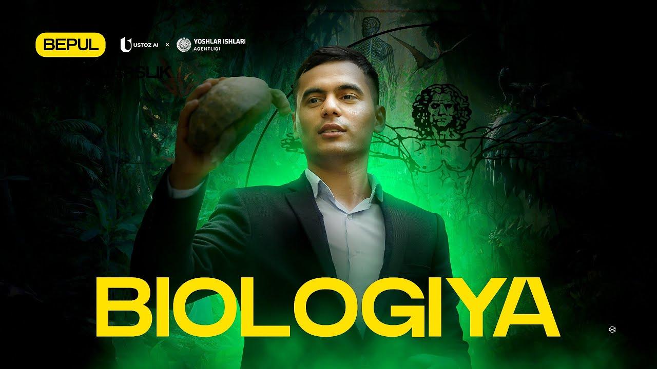 Bepul biologiya kursi | Imtihonga toʻliq tayyorgarlik