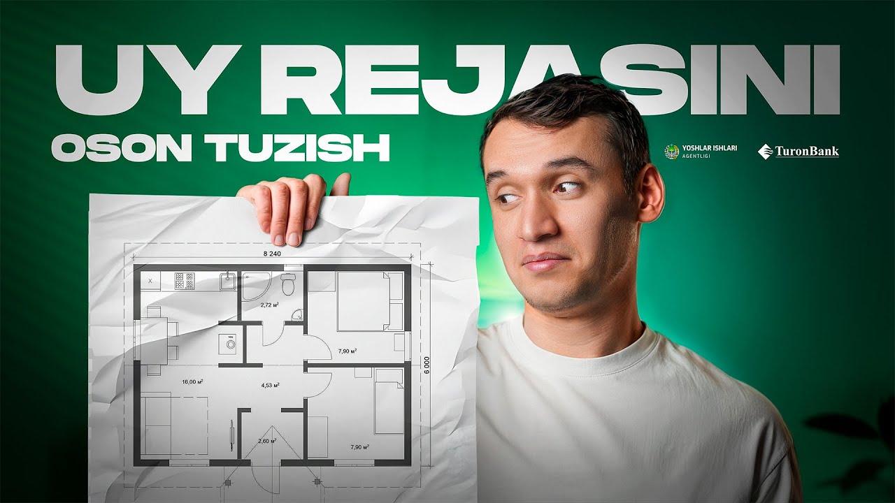 3D uy rejasini tuzishni 17 daqiqada o‘rganasiz