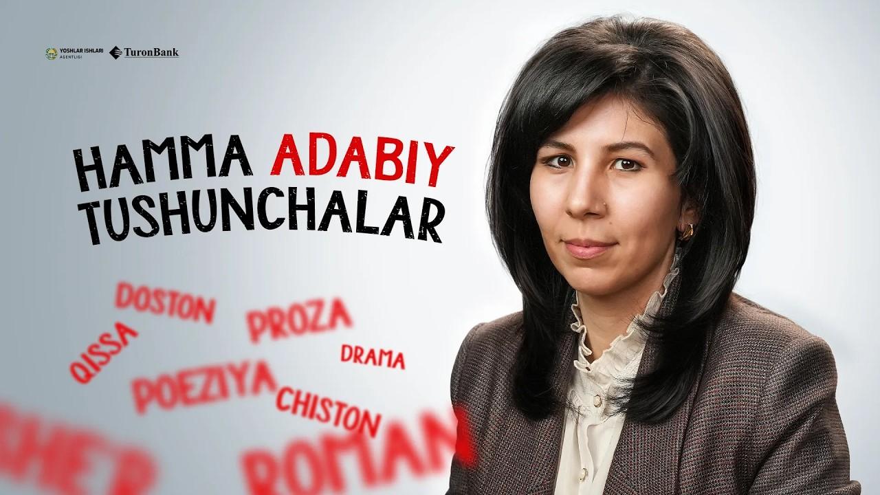 Hamma adabiy tushunchalarni 1 videoda o‘rganasiz