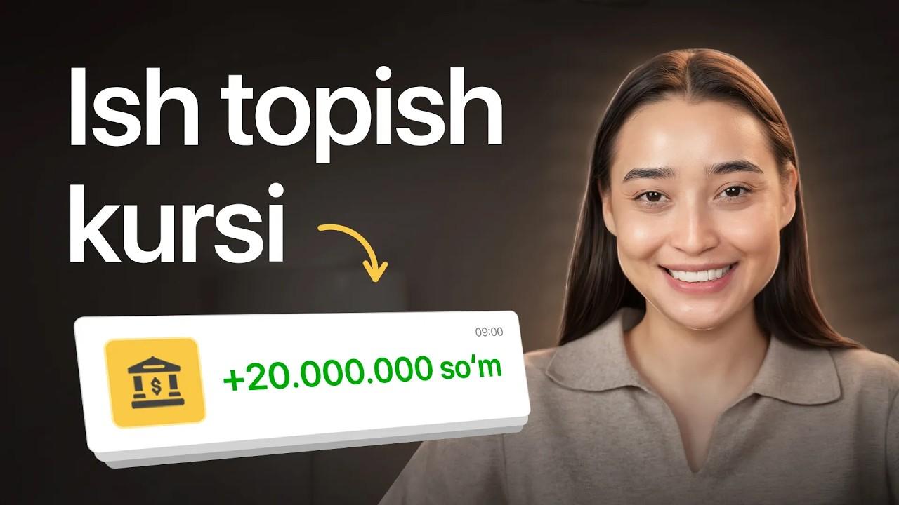 2025-yil oyligimni ko‘tarmoqchi bo‘lsam, bu kursni ko‘rgan bo‘lardim | Kirish darsi