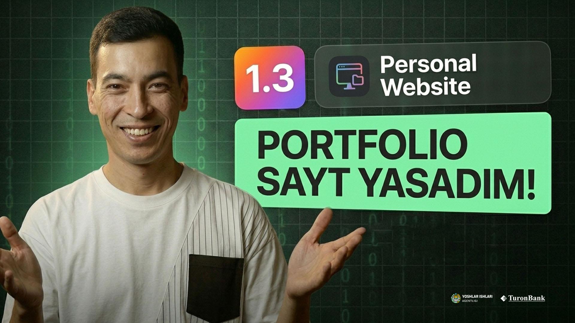 Portfolio saytini yaratish