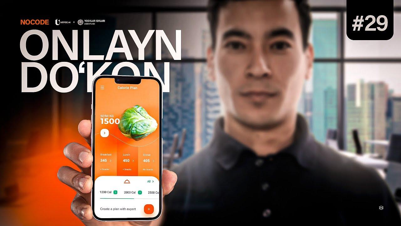 Onlayn do‘konning mobil versiyalarini tayyorlash