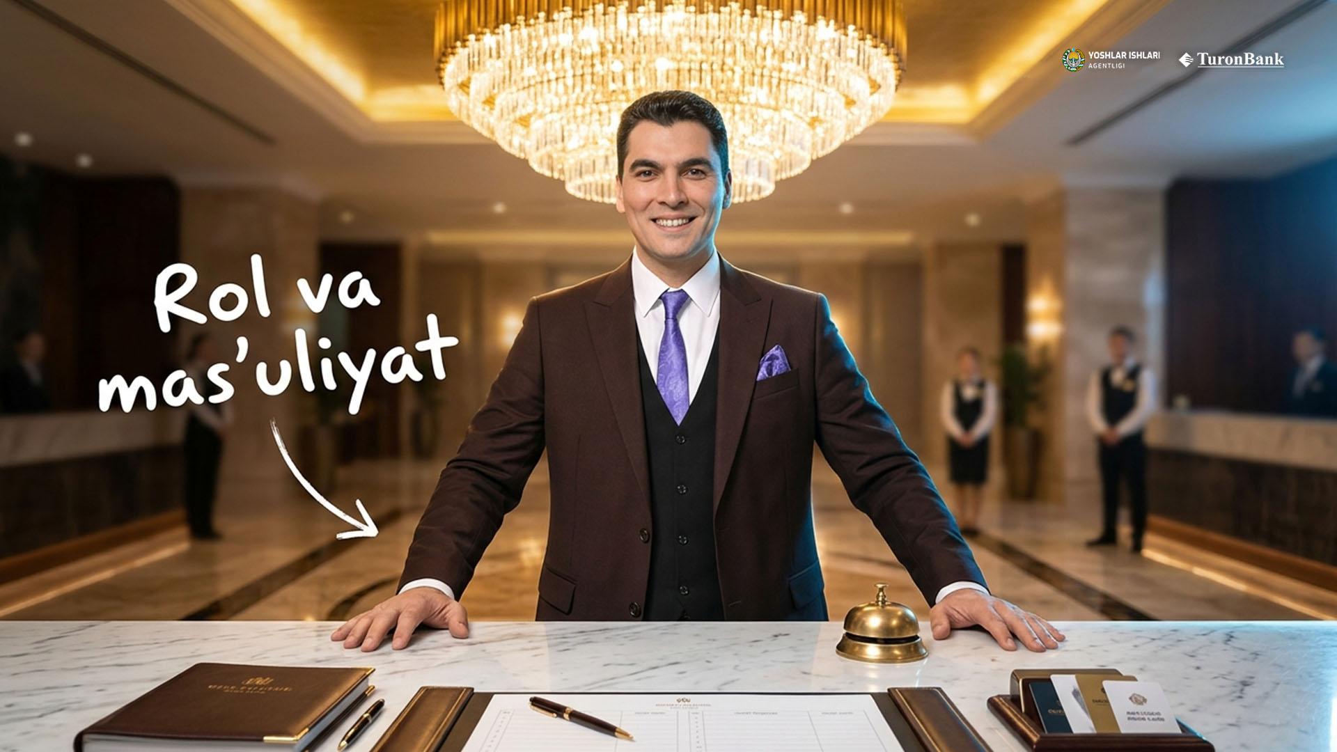 Reception xodimining professional roli va mas’uliyati