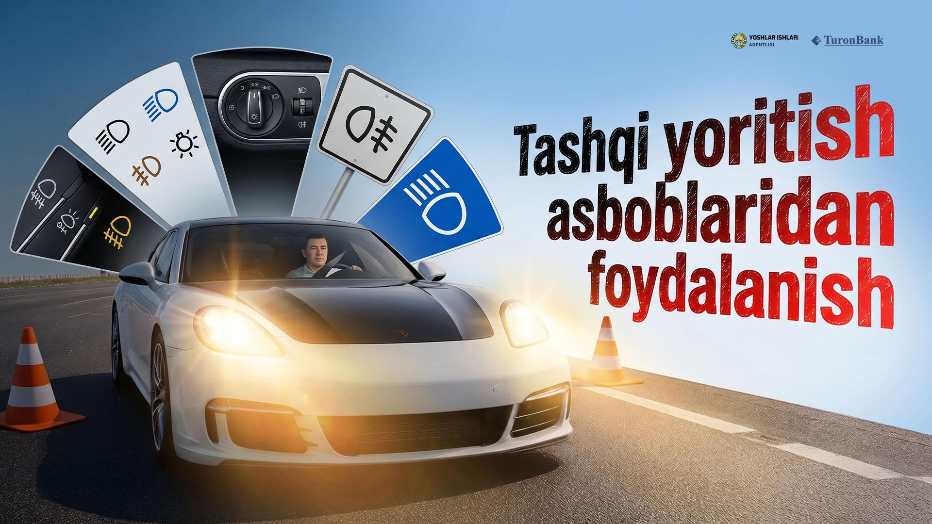 Tashqi yoritish asboblaridan foydalanish