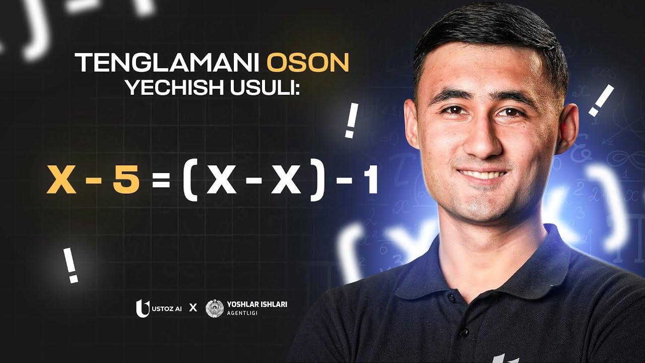 Tenglama muammolarimizga yechimmi?
