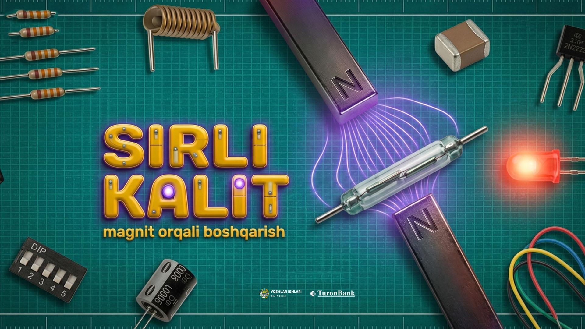 Magnit orqali boshqariladigan sirli kalit yasash