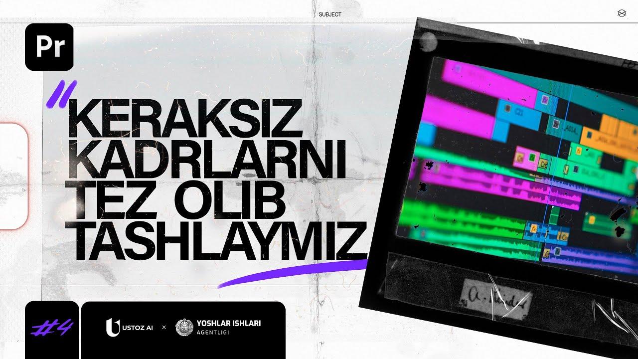 Kerakli kadrlarni ajratib olish