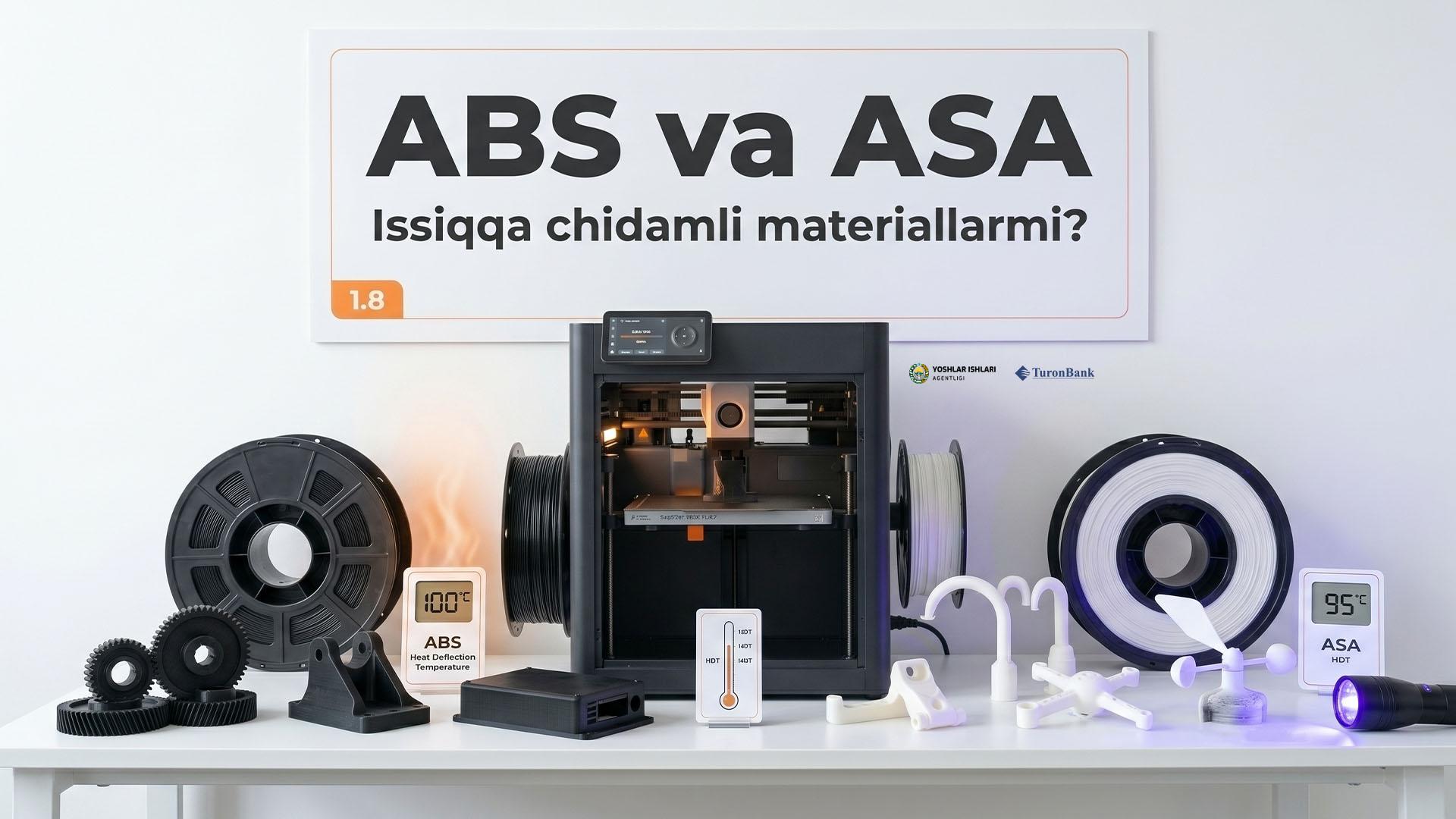 Abs va Asa issiqqa chidamli materiallarmi? 