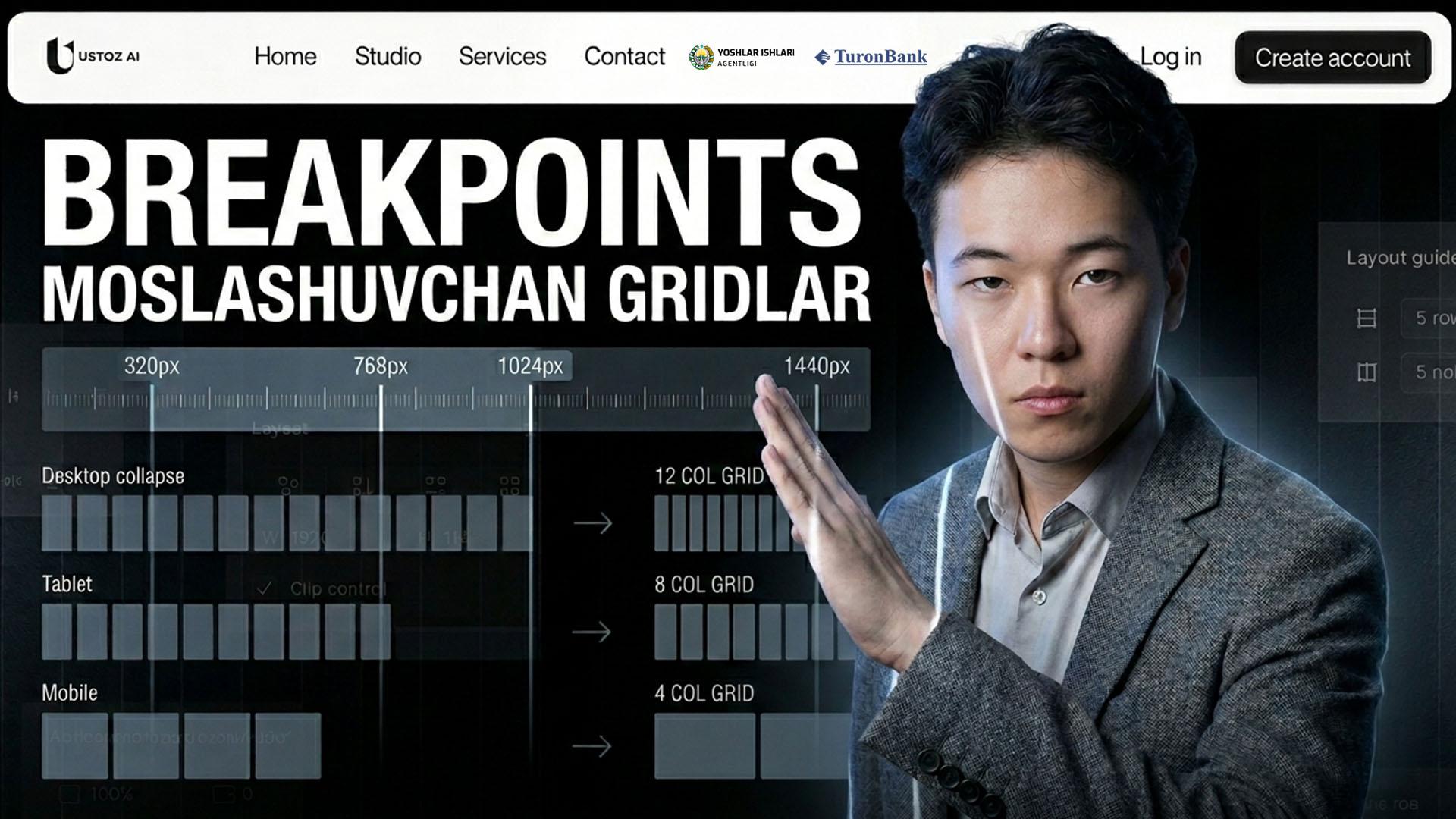 Breakpoints va Moslashuvchan Gridlar