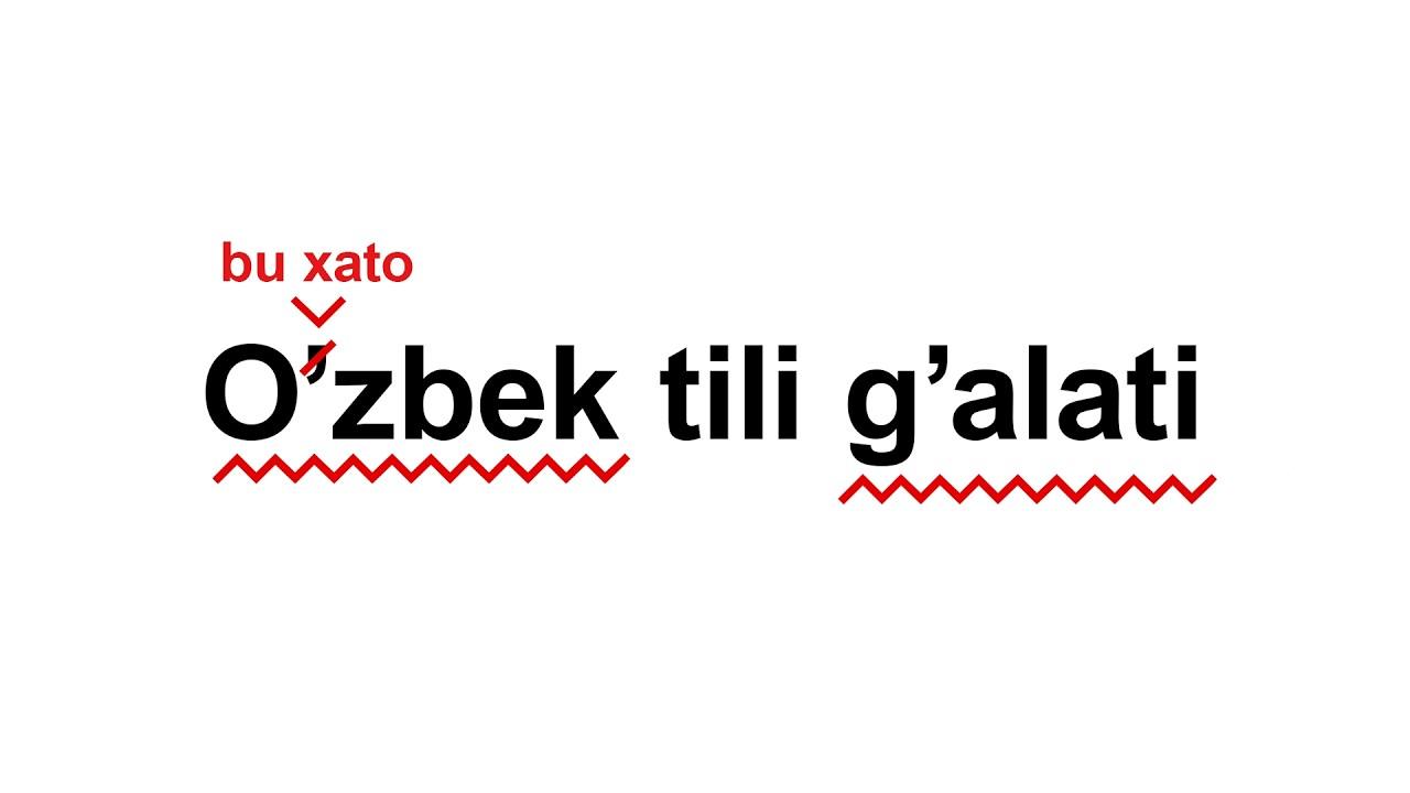 Siz o‘zbek tilida yozishni bilmaysiz