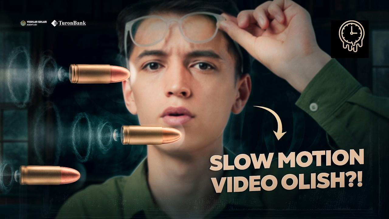 Qanday qilib slow-motion videoni iPhone'da olish mumkin?