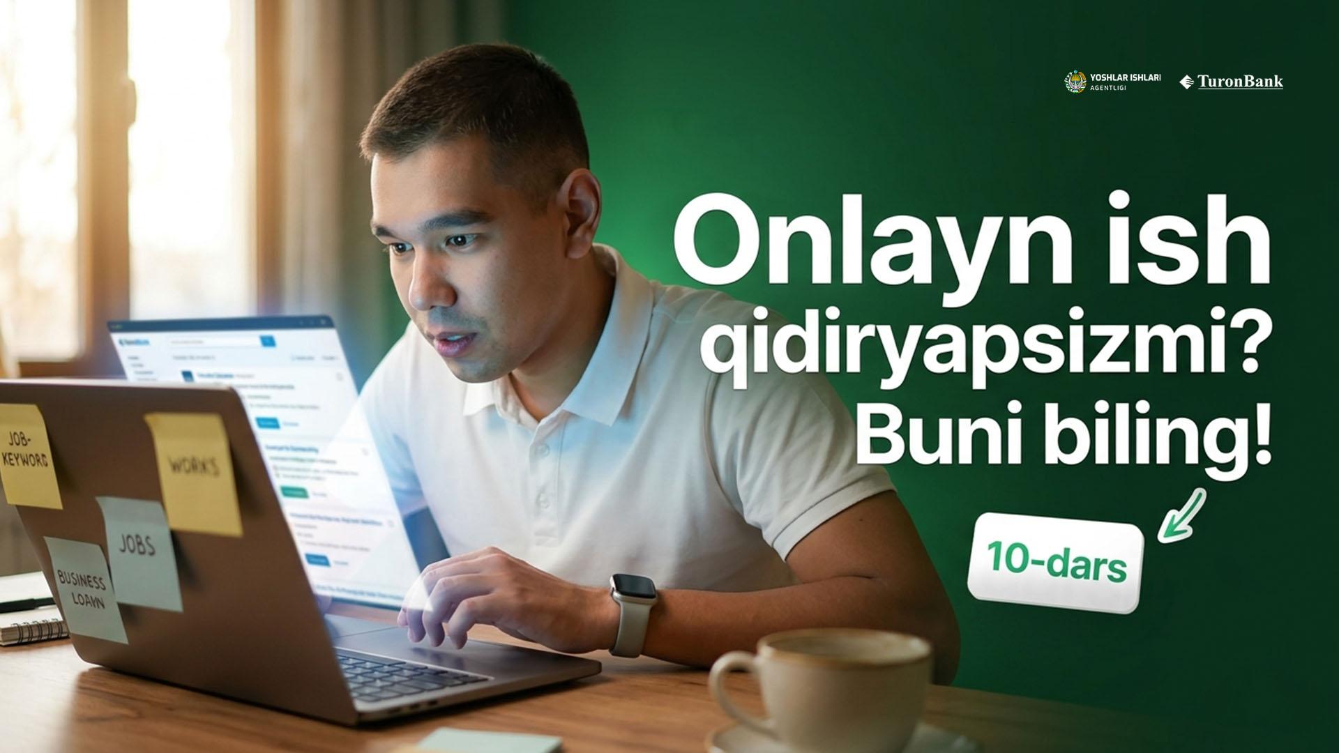 Onlayn ish qidirayotgan boʻlsangiz, bu videoni koʻring