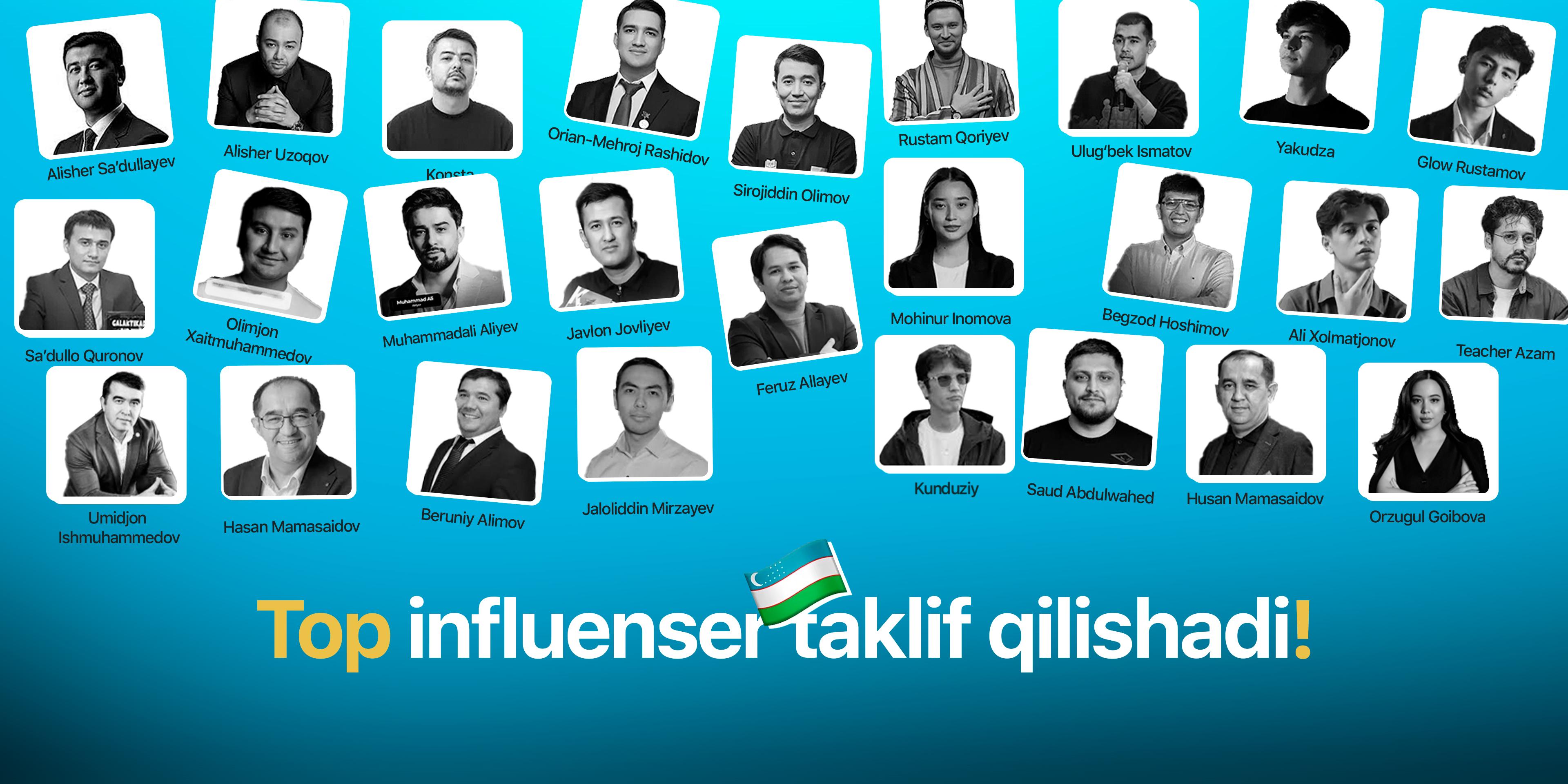 ustoz ai banner influnser