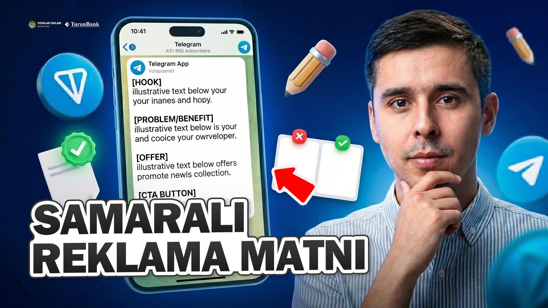Samarali reklama matni yozish