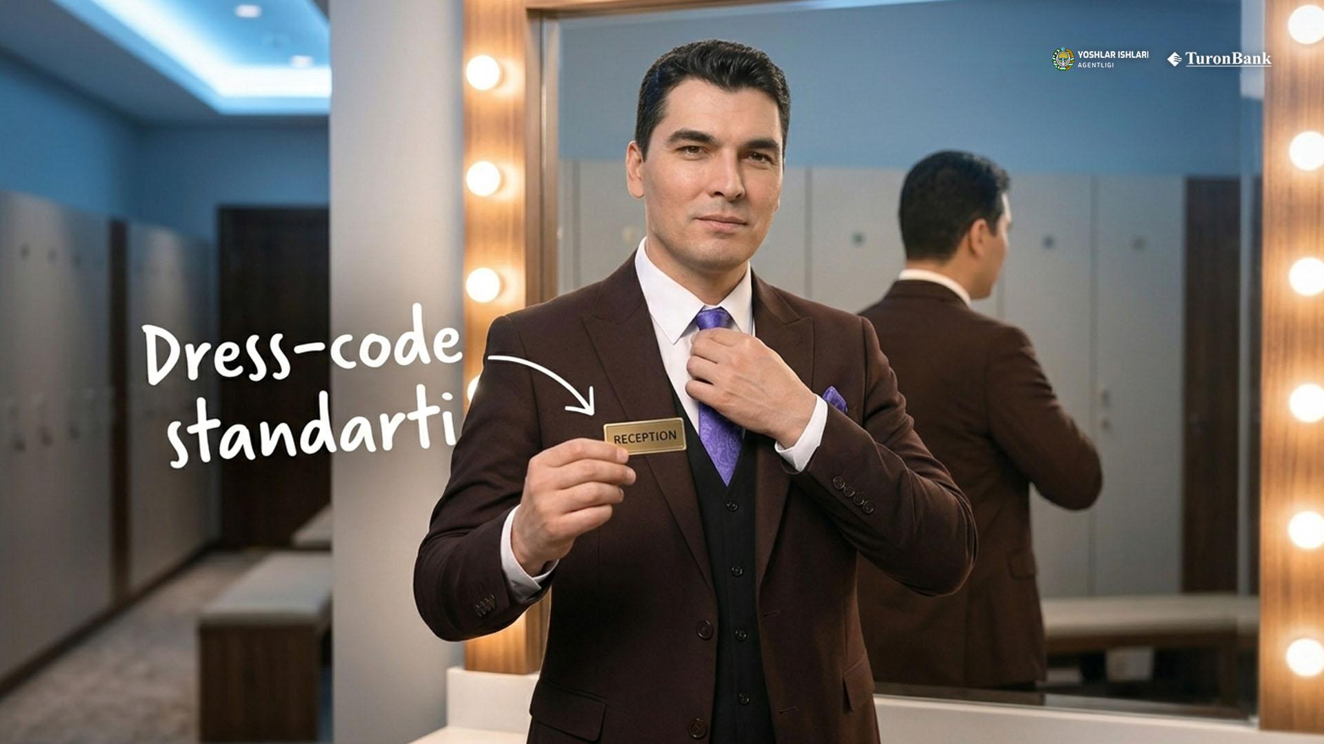 Reseption xodimining tashqi ko‘rinishi va dress-code deb nomladik.