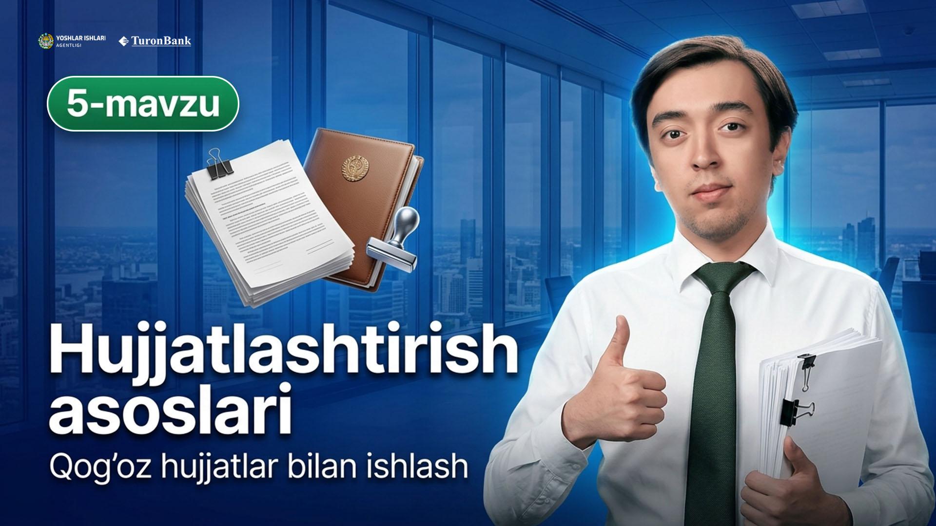  Buxgalteriyada hujjatlashtirish. Qog’oz hujjatlar bilan ishlash