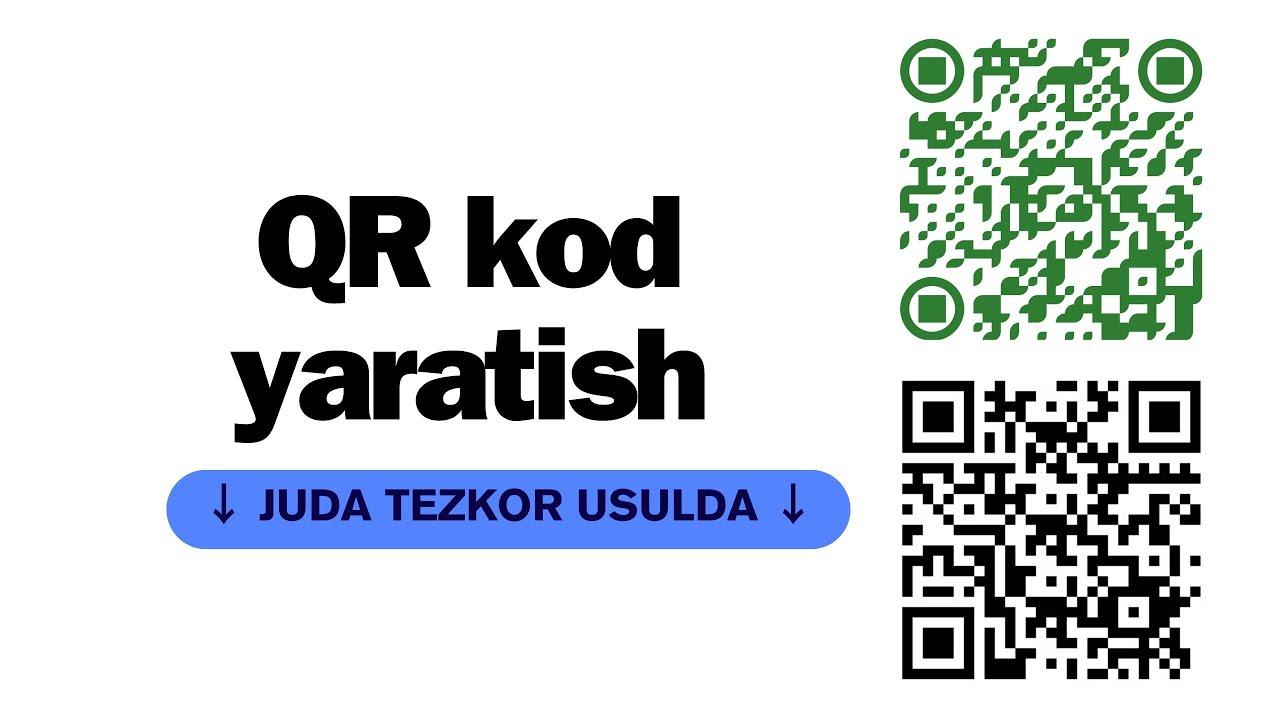 QR kod yaratish