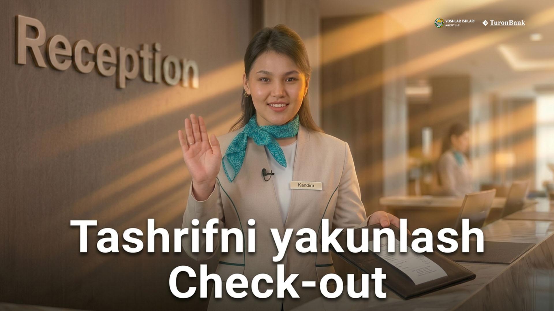Tashrifni yakunlash (check-out)