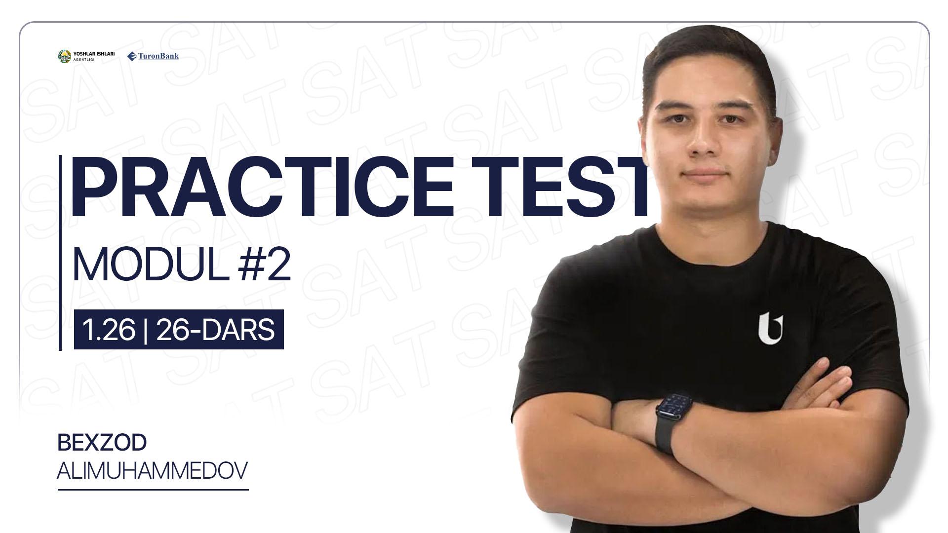 26-dars | Practice modul #2