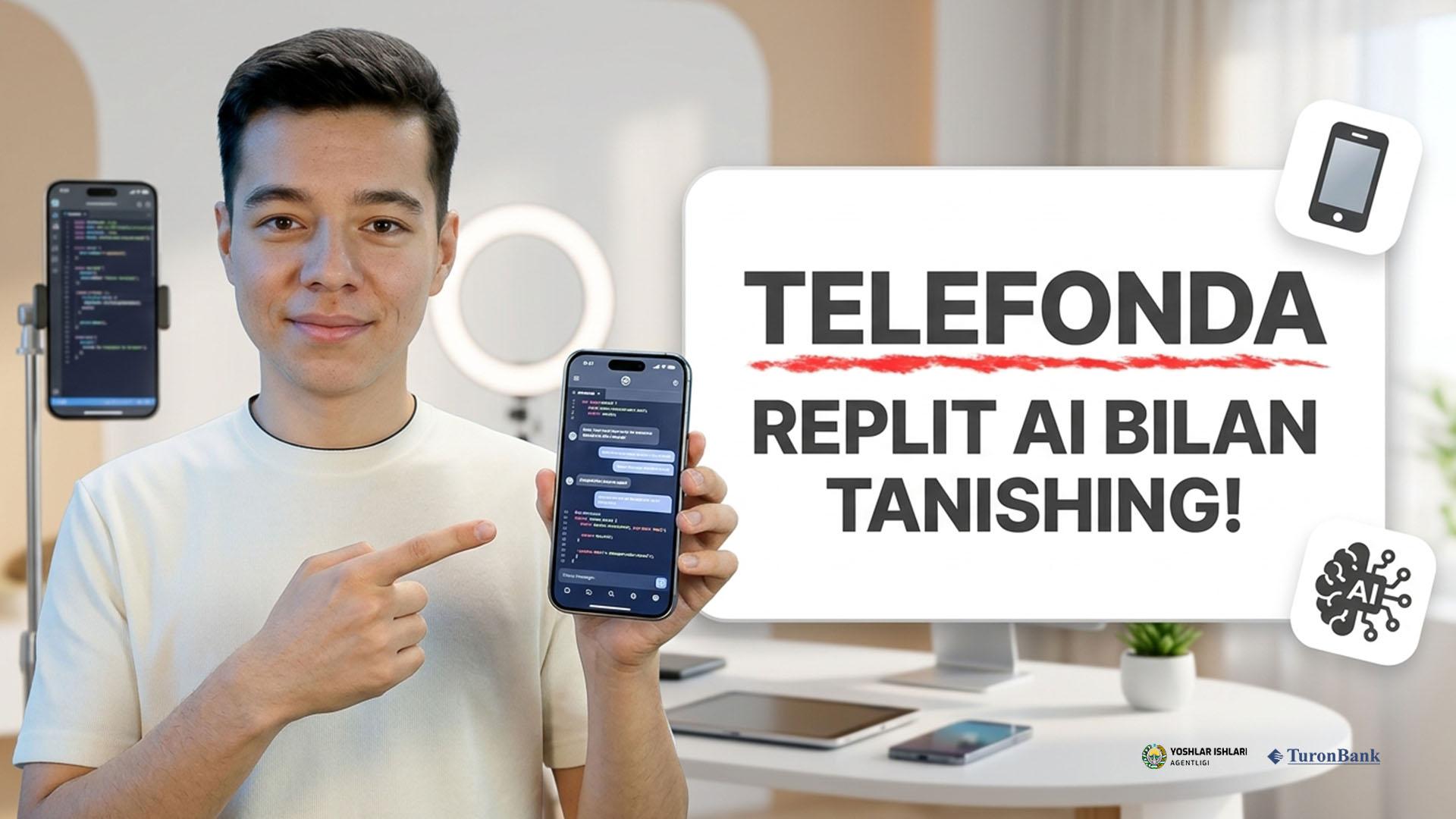 Telefon orqali dastur va o‘yin yaratish: Replit AI bilan tanishuv