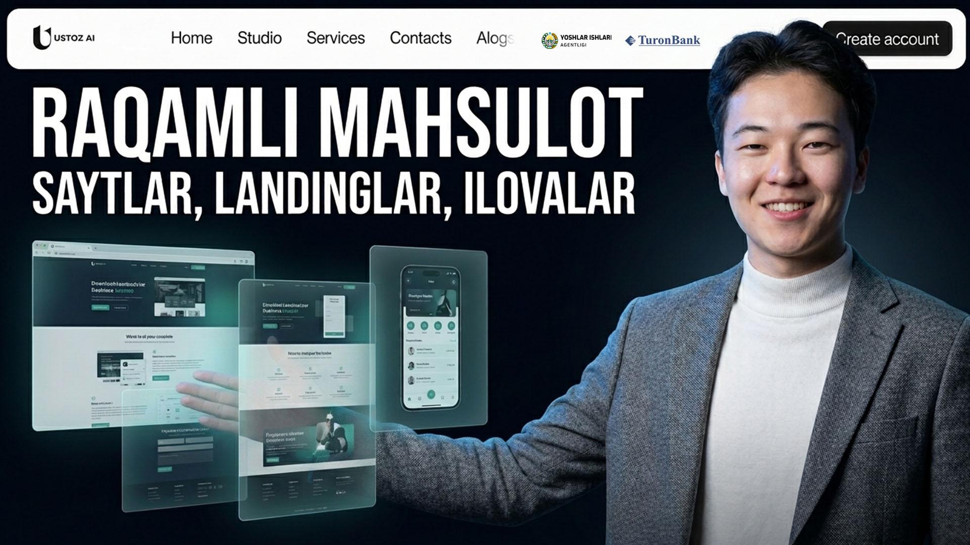 Raqamli mahsulot turlari: saytlar, landinglar, ilovalar