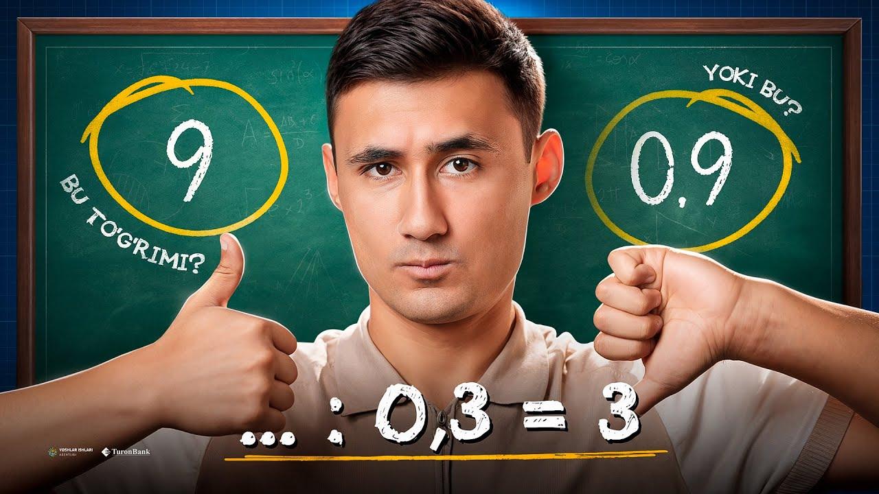 O‘nli kasrlarni o‘nli kasrlarga bo‘lish