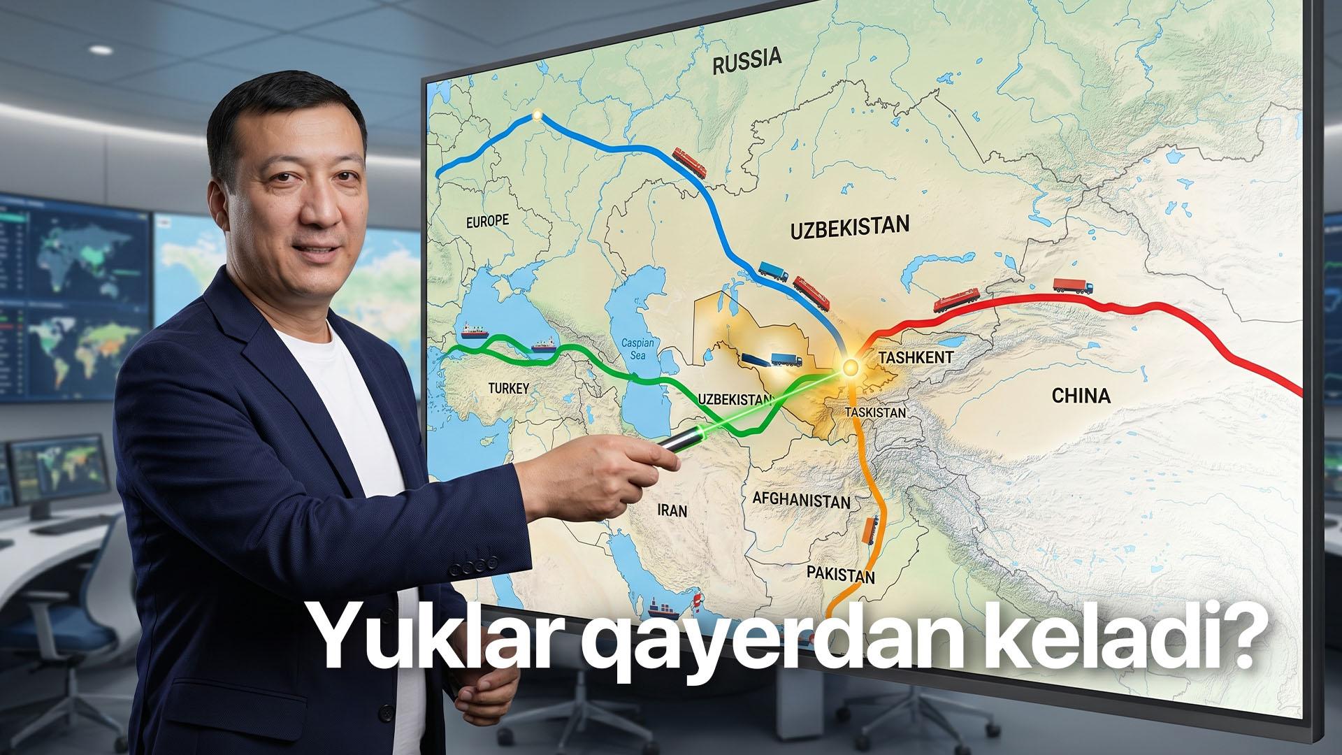 O‘zbekistonga yuklar qanday keladi? (asosiy koridorlar)