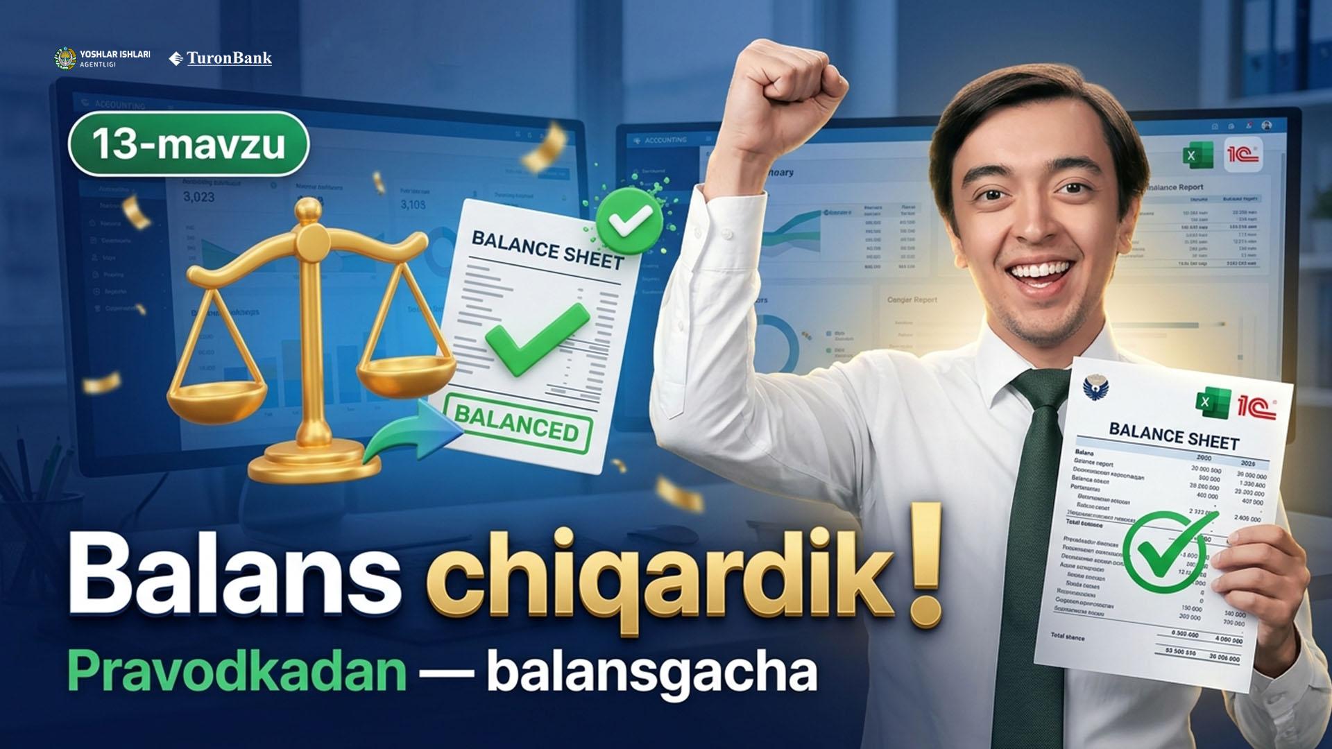 Pravodka Berib Balans chiqardik