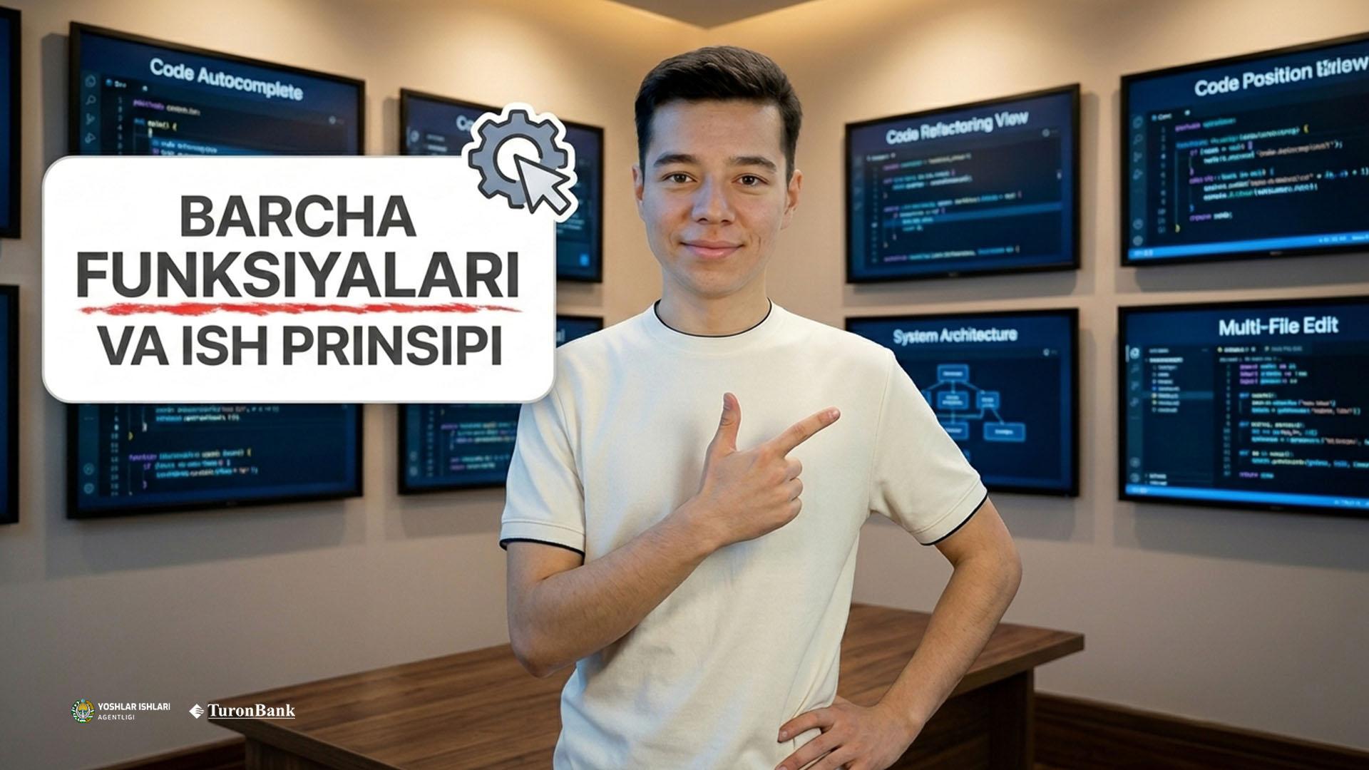 CURSOR AI ning hamma funksiyalari va ish prinsipi