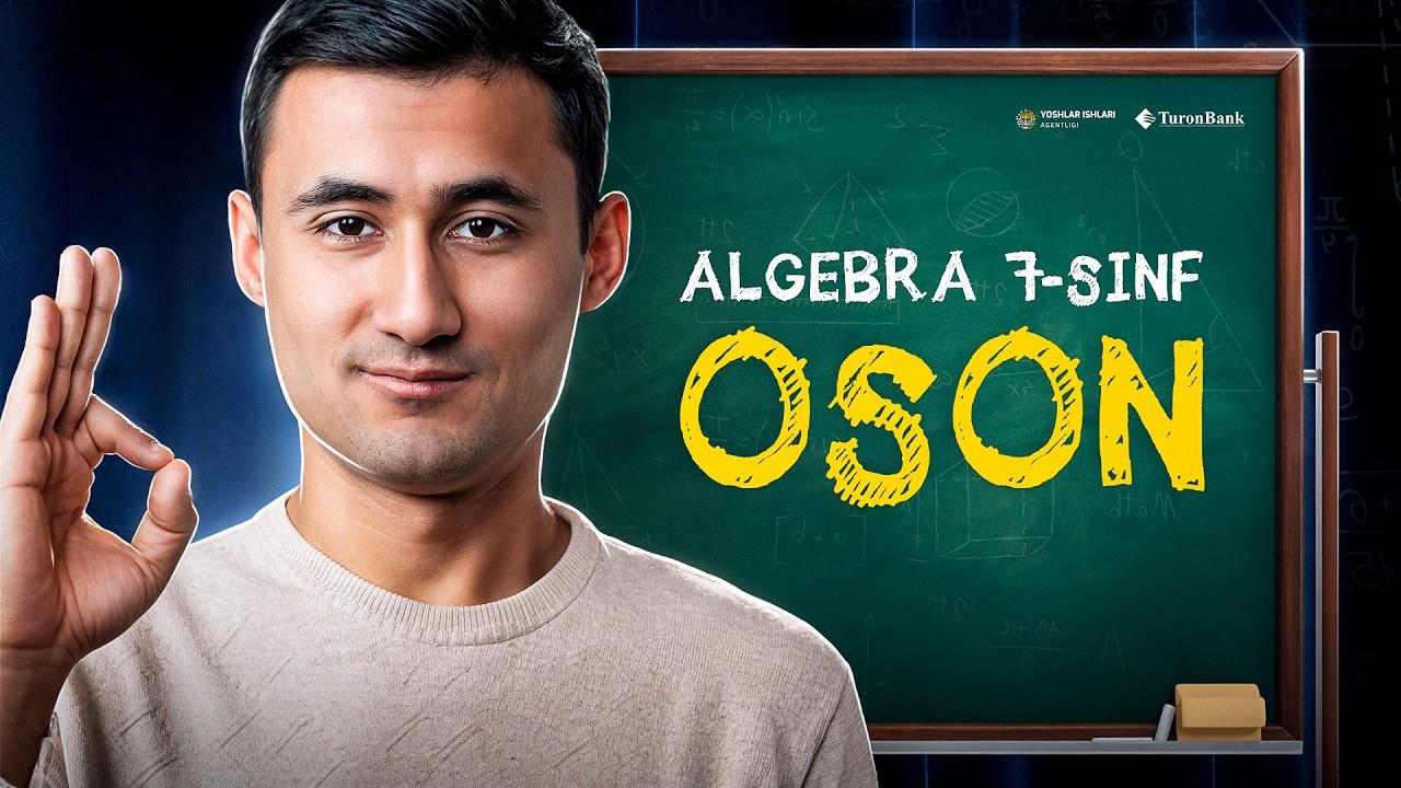 Bu 5 ta misoldan keyin sonli ifodalarni tushunib olasiz