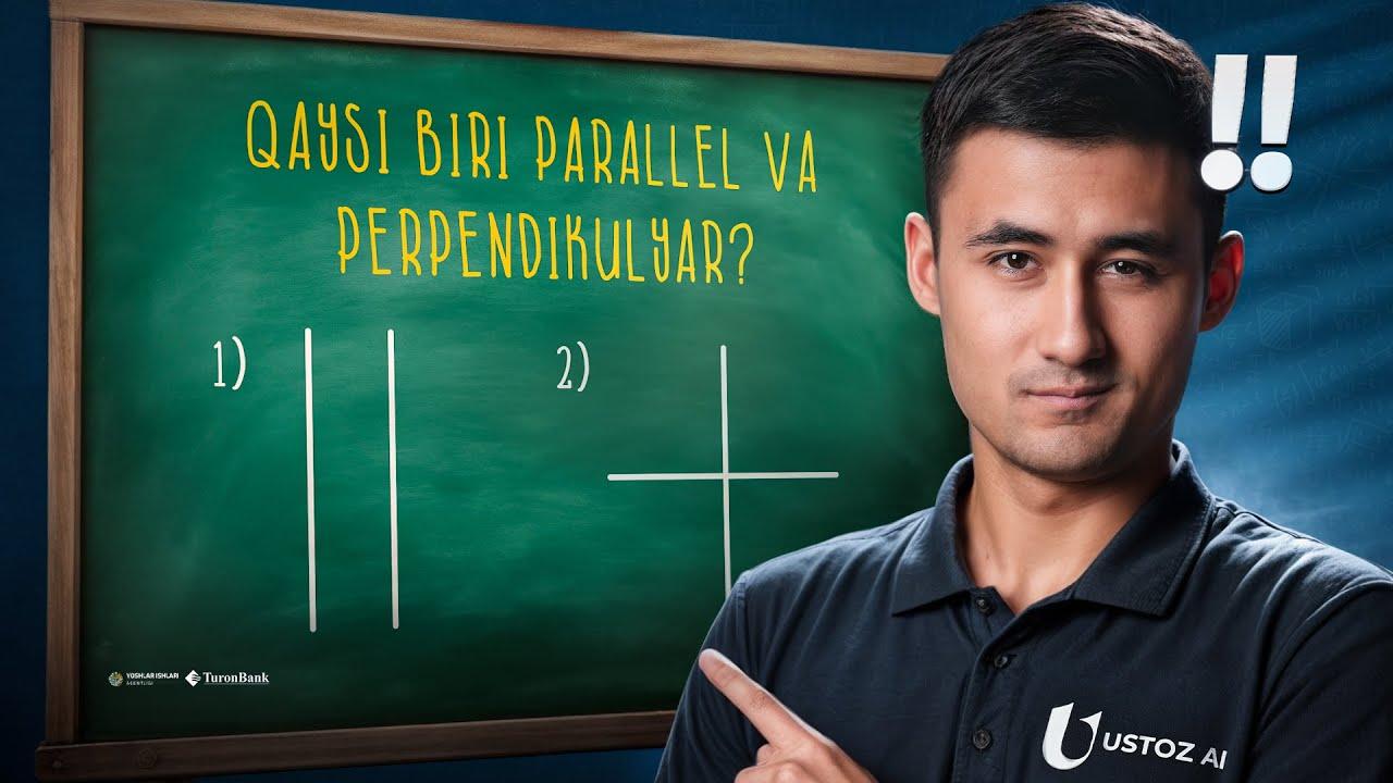 Parallel va perpendikulyar toʻgʻri chiziqlar 