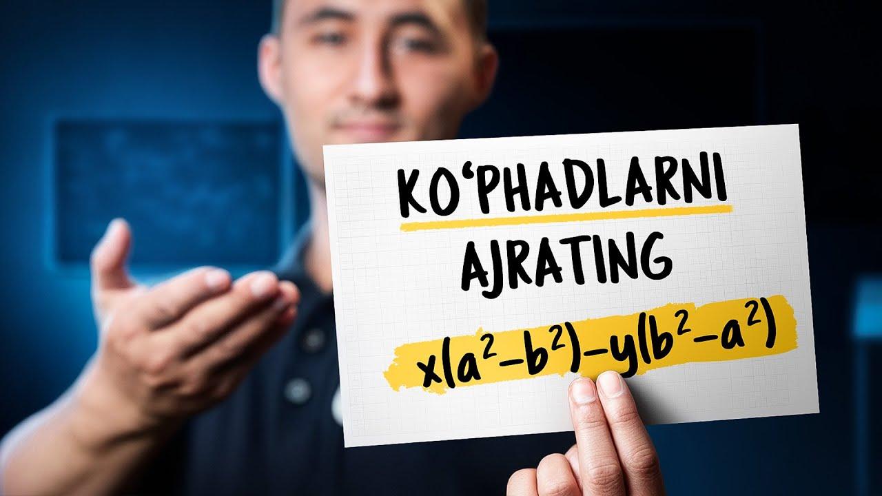 Ko‘phadni ko‘paytuvchilarga ajratish 