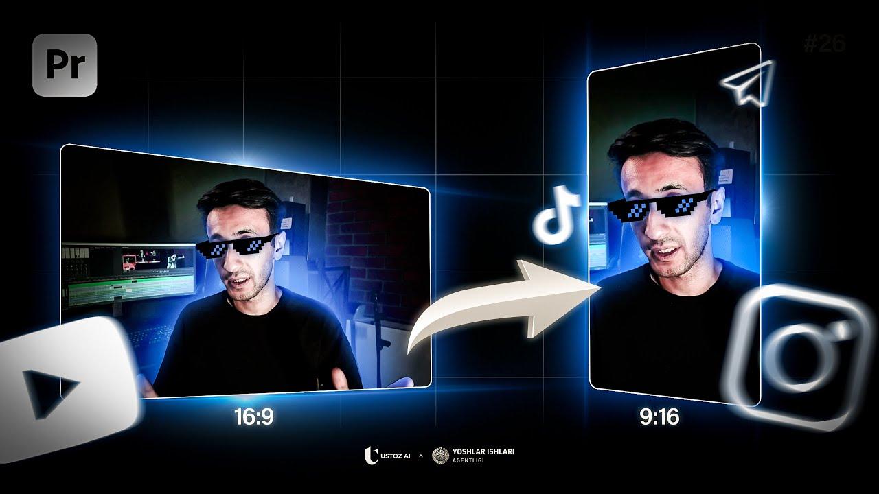 You Tube videoni "Reels" videoga oʻzgartirish