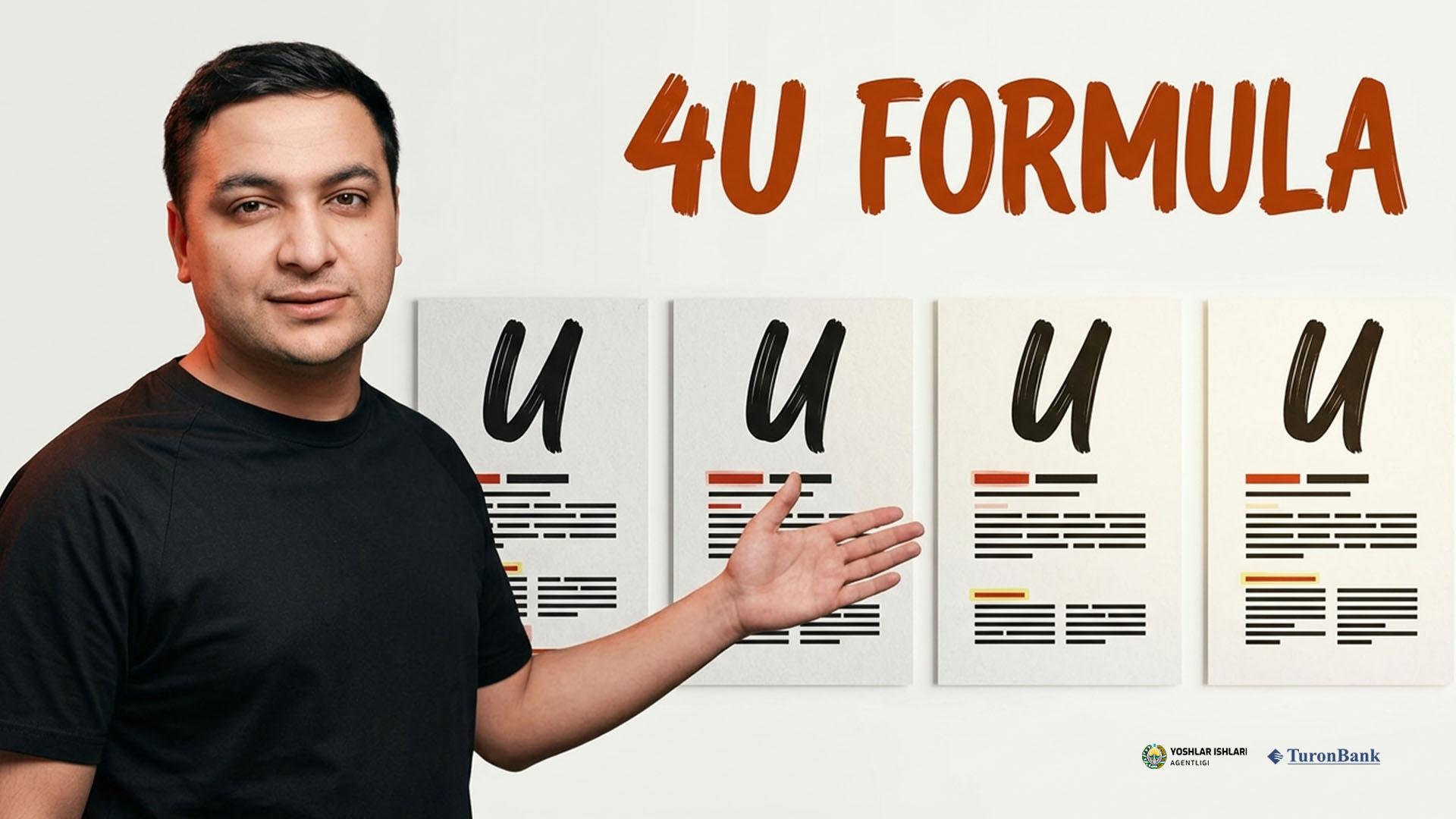4U modeli bilan sarlavha yozish
