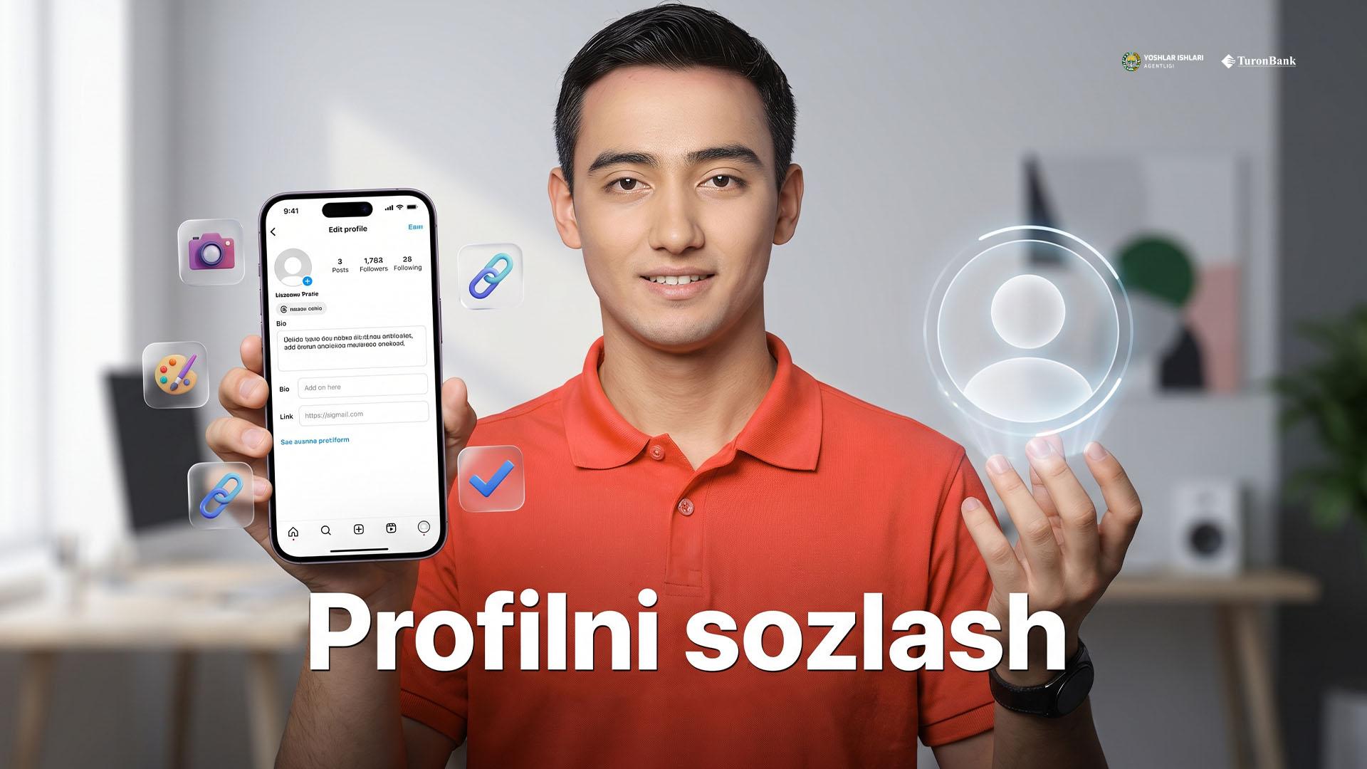 Profilni to'g'ri sozlash