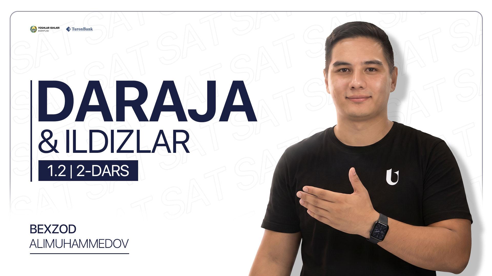 2-dars | Daraja & Ildizlar 