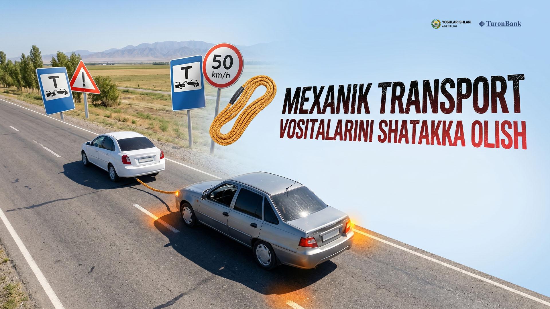 Mexanik transport vositalarini shatakka olish