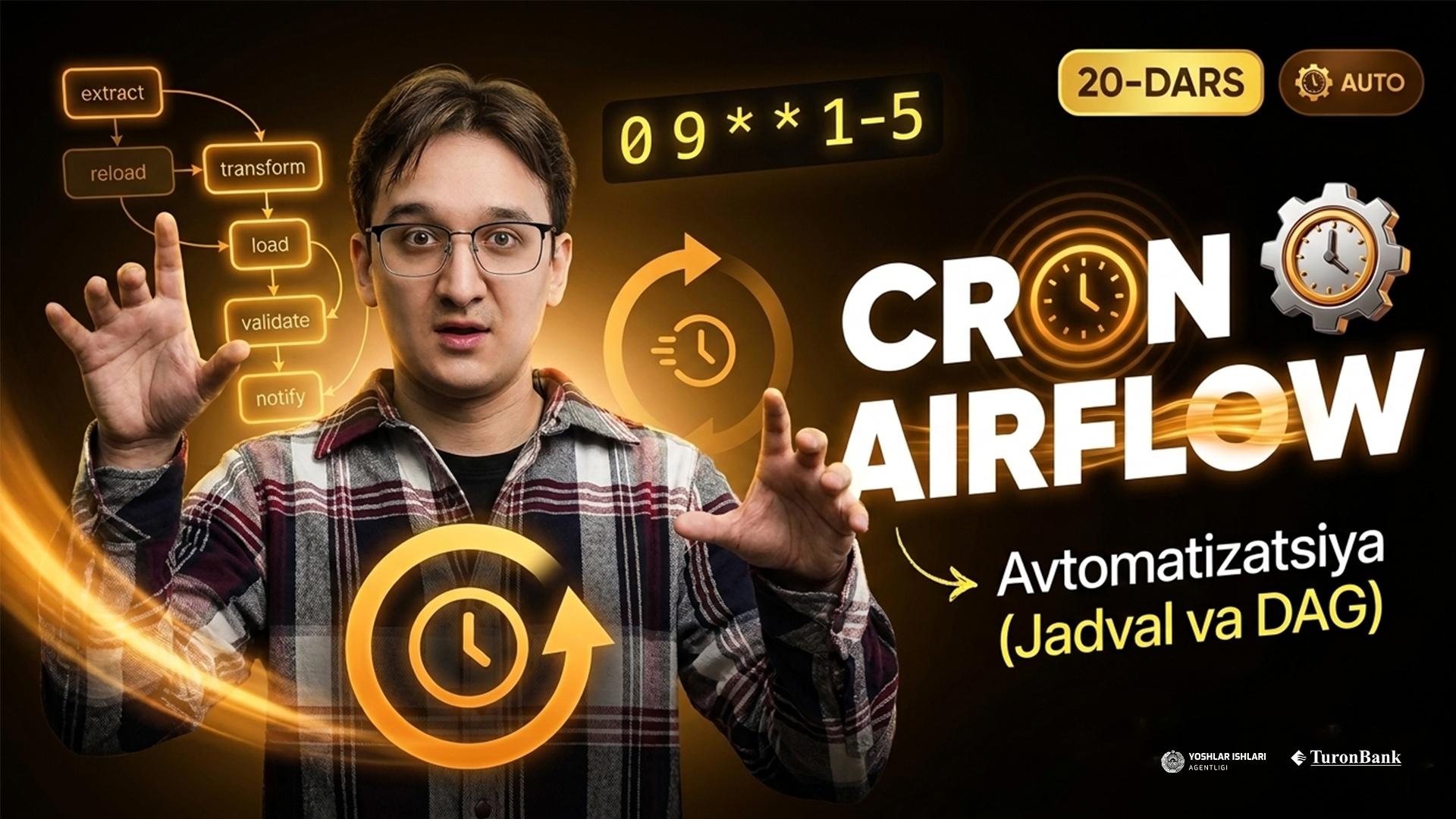 Avtomatizatsiya. Cron va Airflow