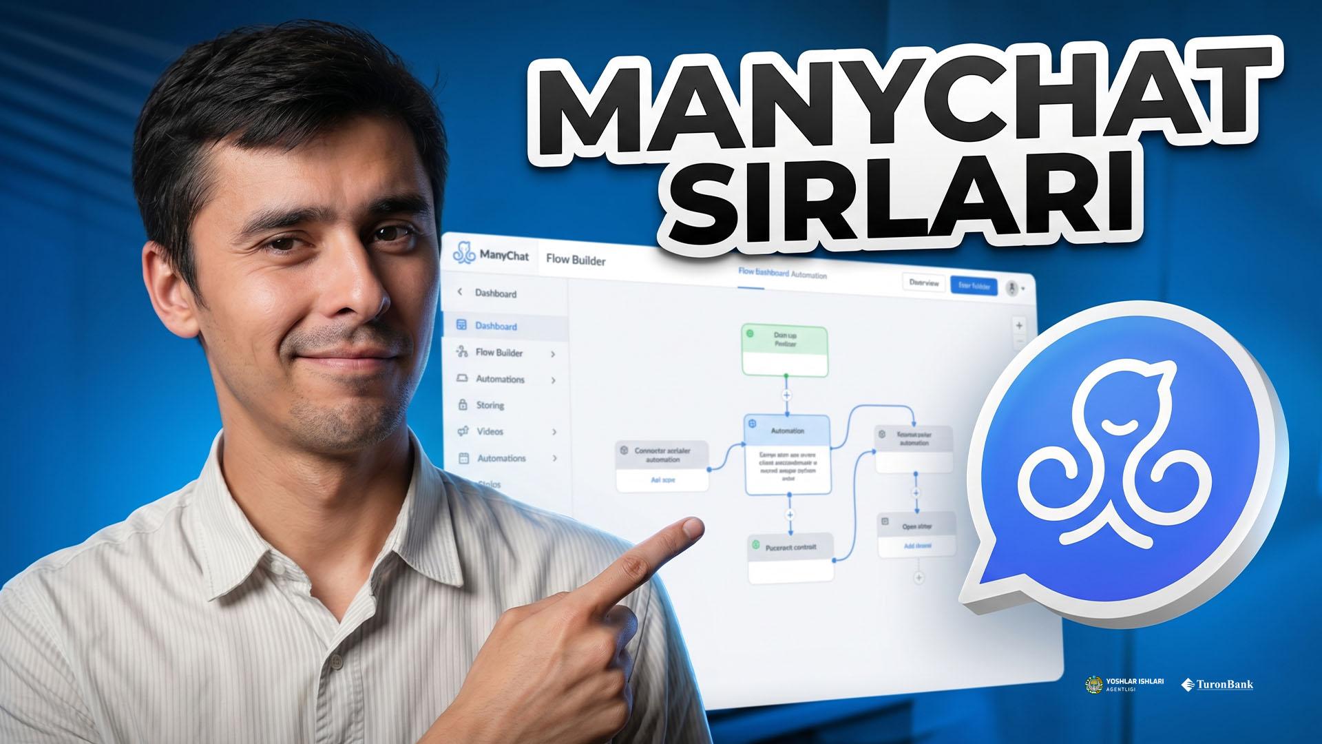 Manychat bilan ishlashni o'rganamiz