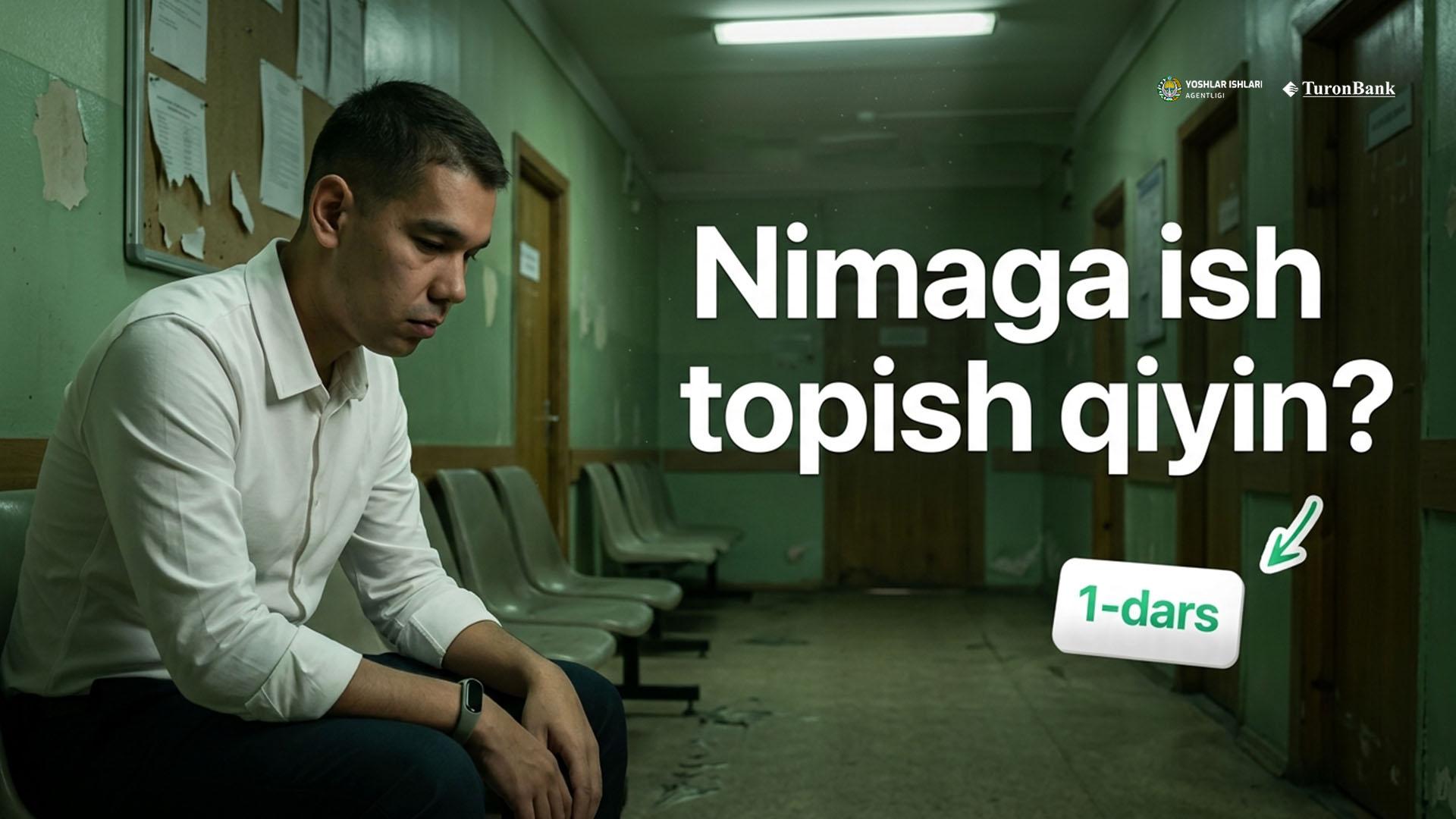 Nimaga ish topish qiyin?