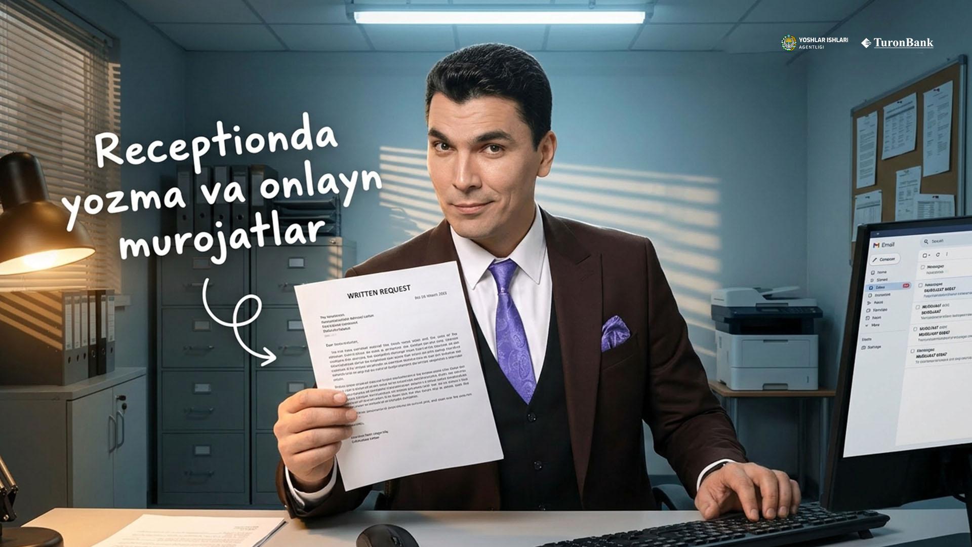 Reseptionda yozma va onlayn murojaatlar bilan ishlash